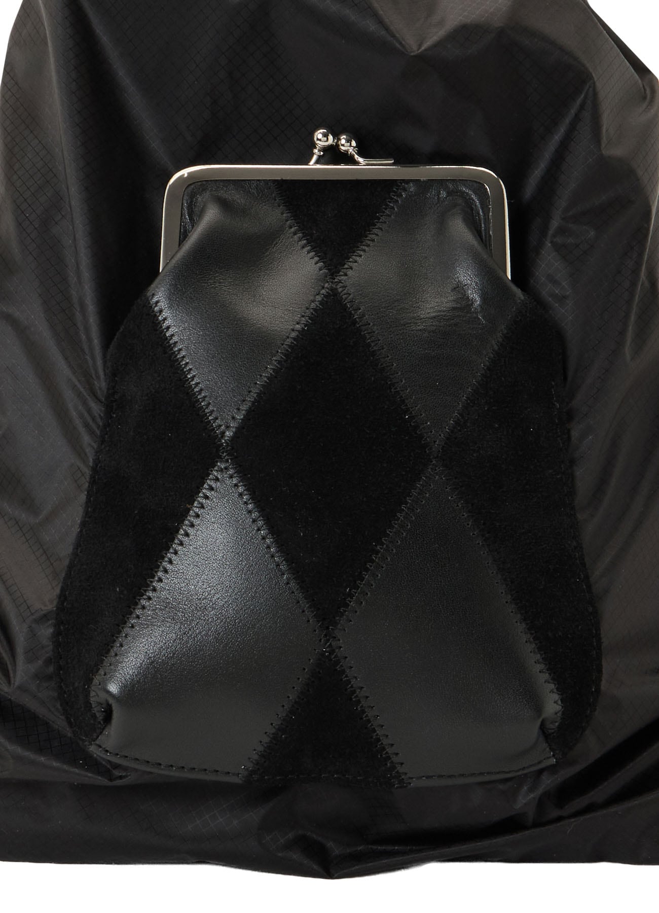 COW LEATHER / NYLON KNAPSACK