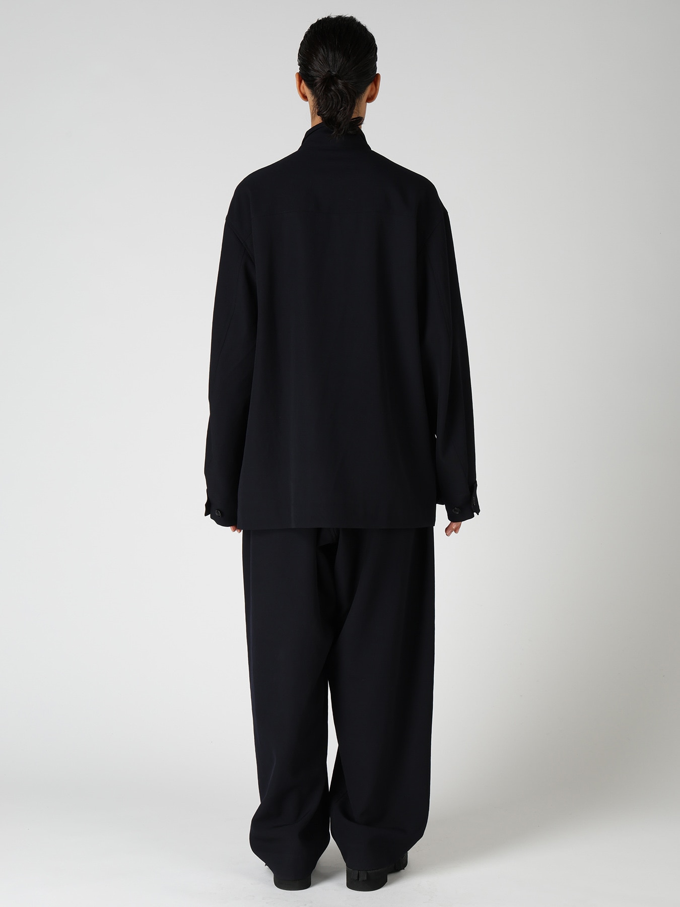 WOOL GABARDINE 4-POCKET JACKET