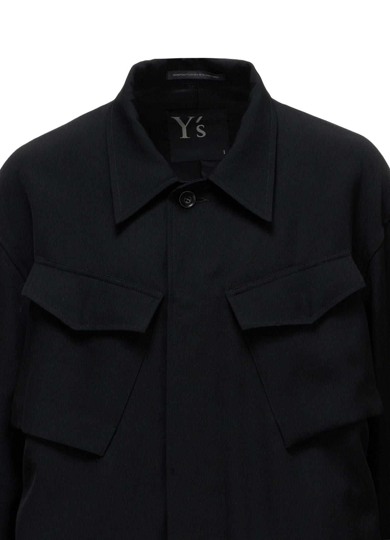 WOOL GABARDINE 4-POCKET JACKET