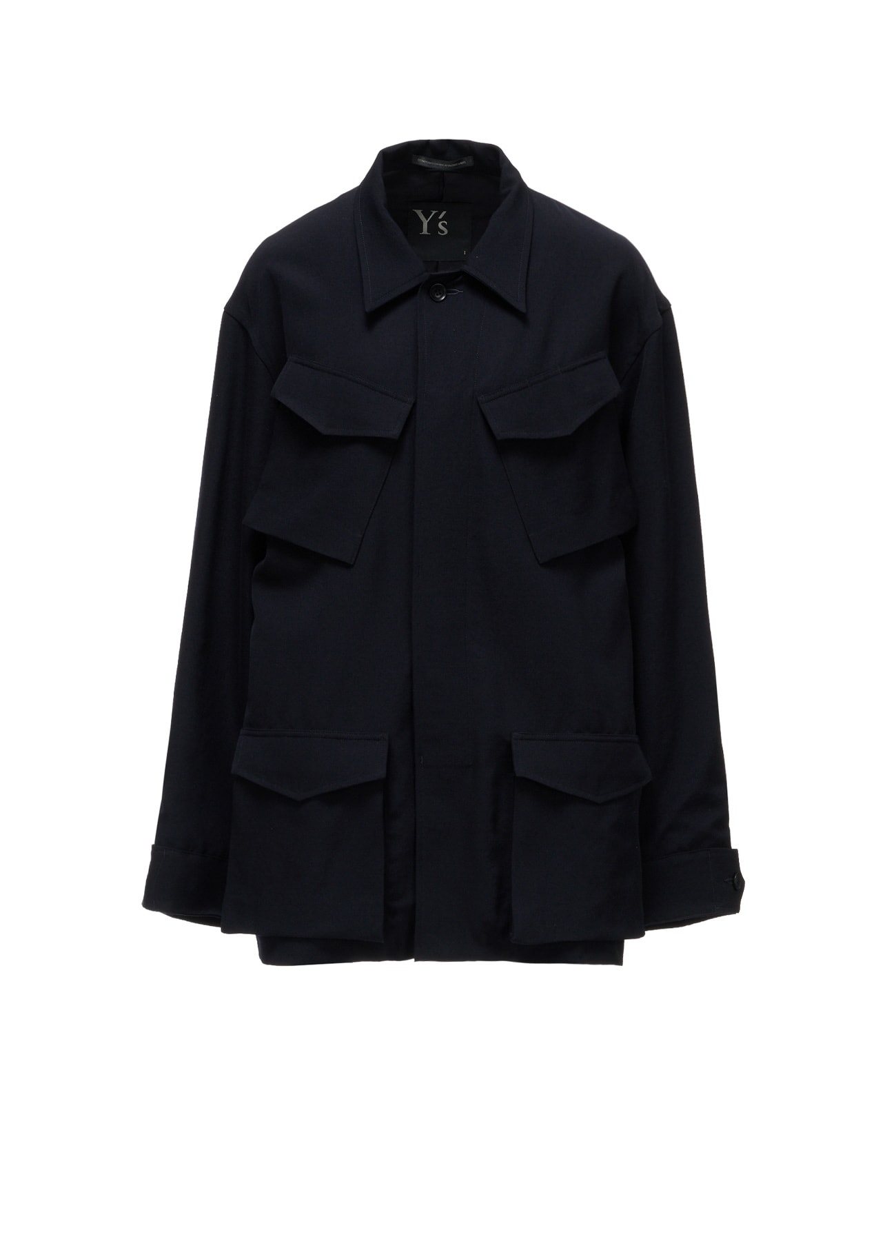 WOOL GABARDINE 4-POCKET JACKET