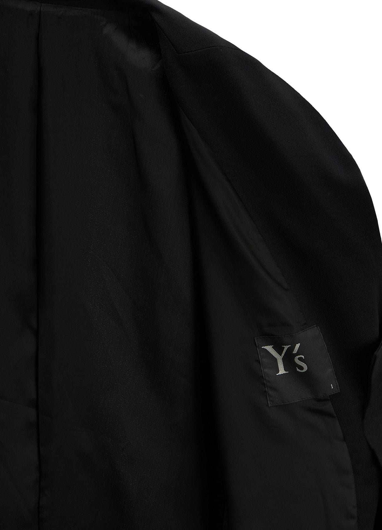WOOL SERGE ASYMMETRIC JACKET