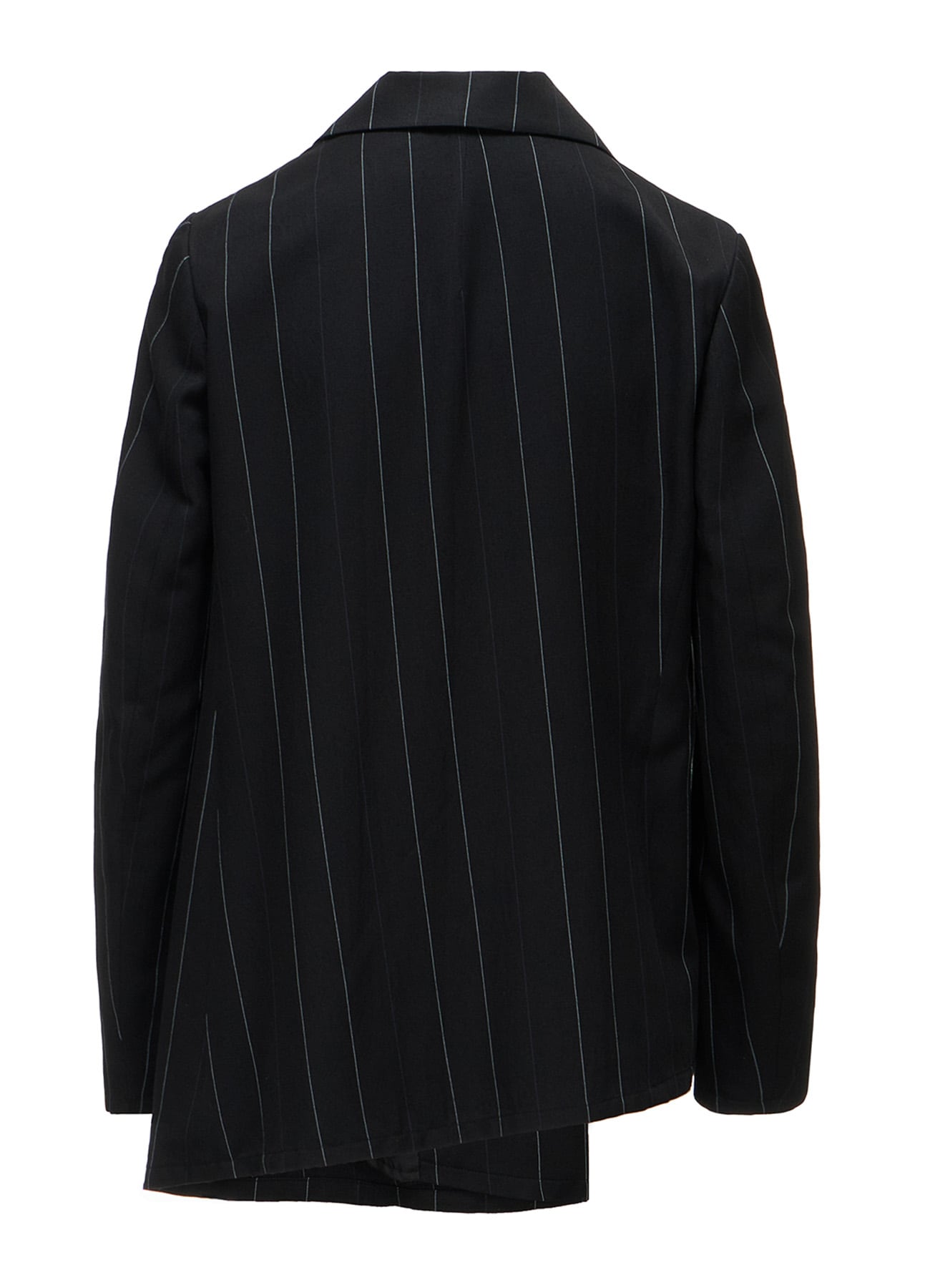 PINSTRIPE ASYMMETRIC JACKET