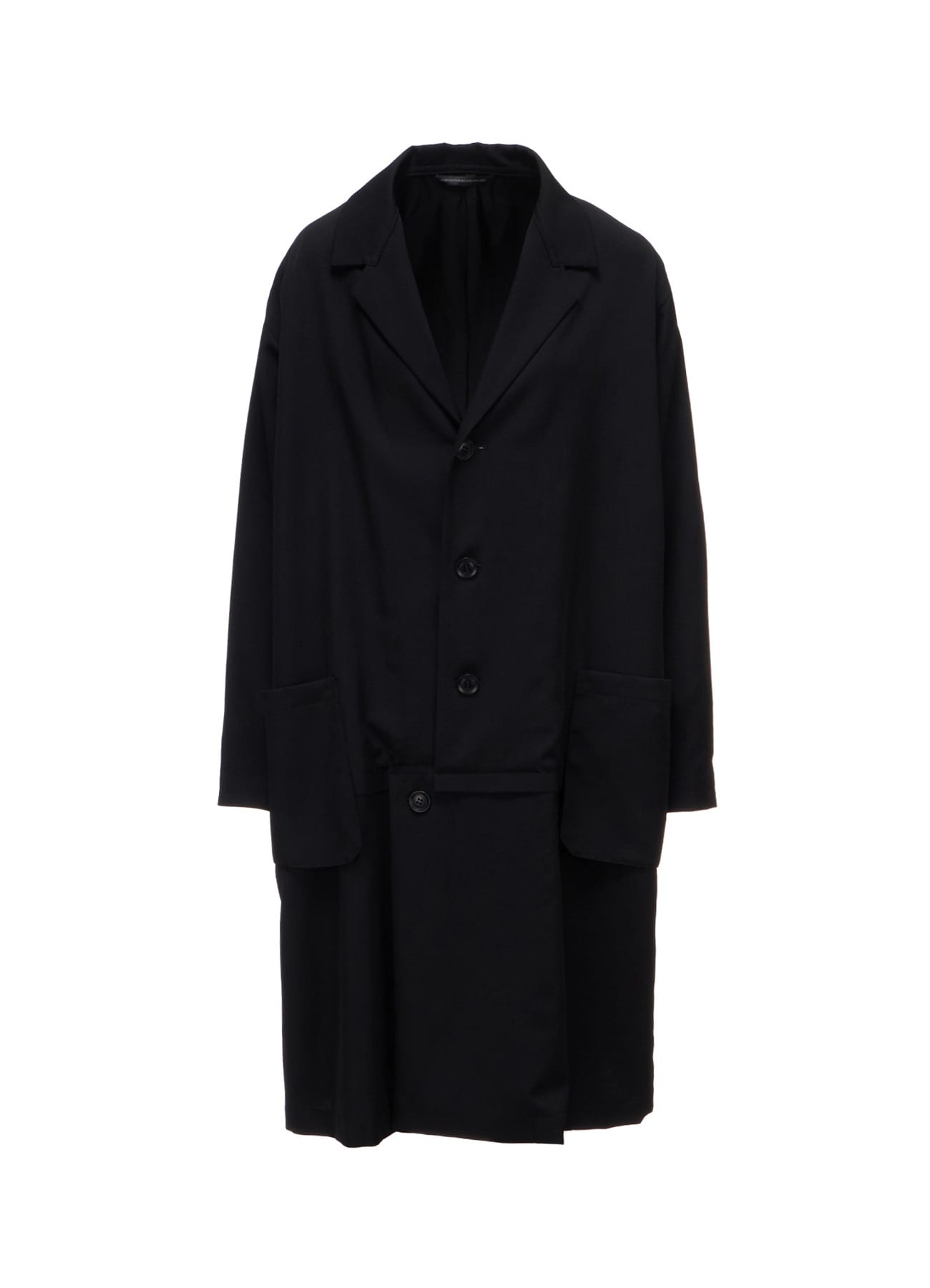 WOOL GABARDINE HORIZONTAL PANEL JACKET