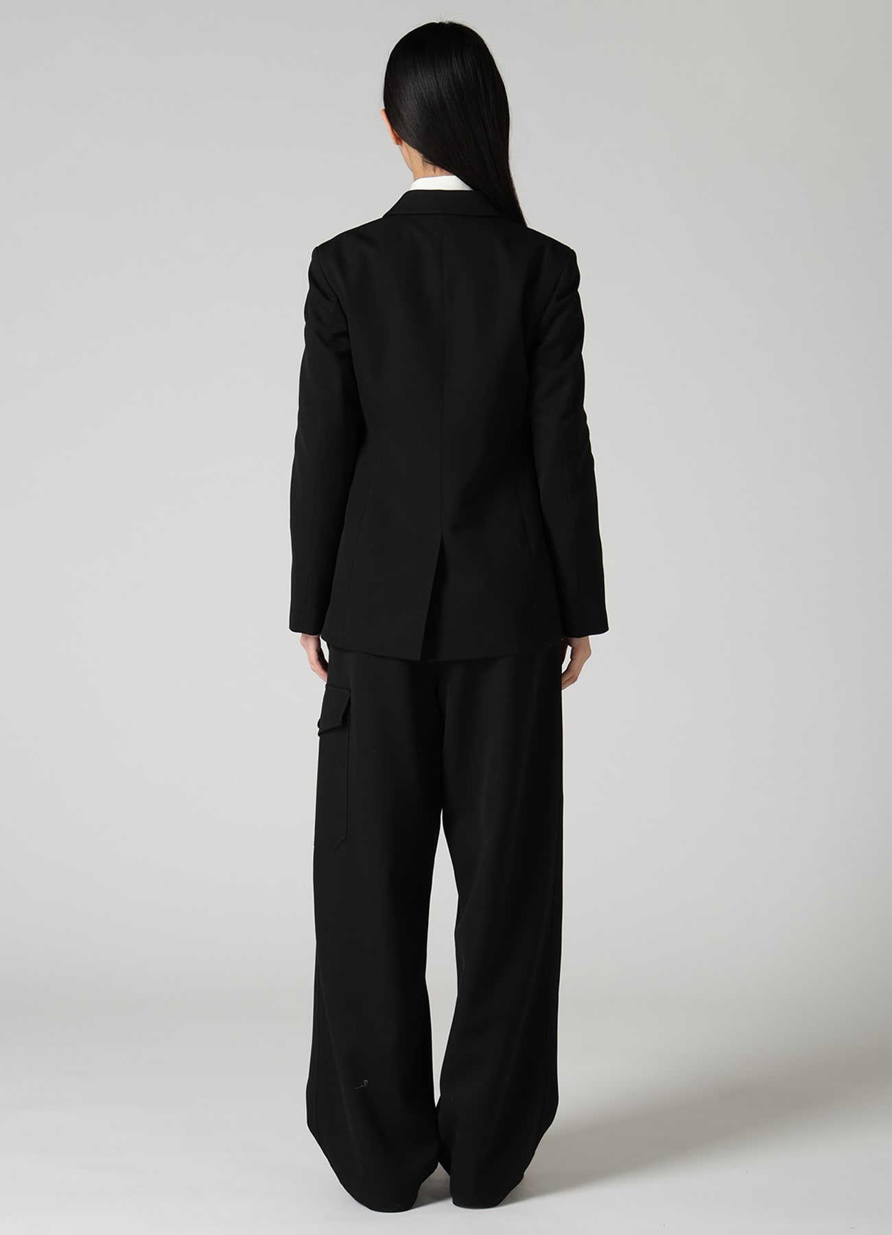 WOOL GABARDINE 5-BUTTON JACKET