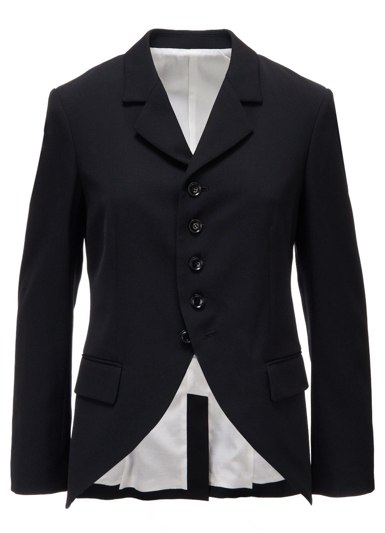 WOOL GABARDINE 5-BUTTON JACKET