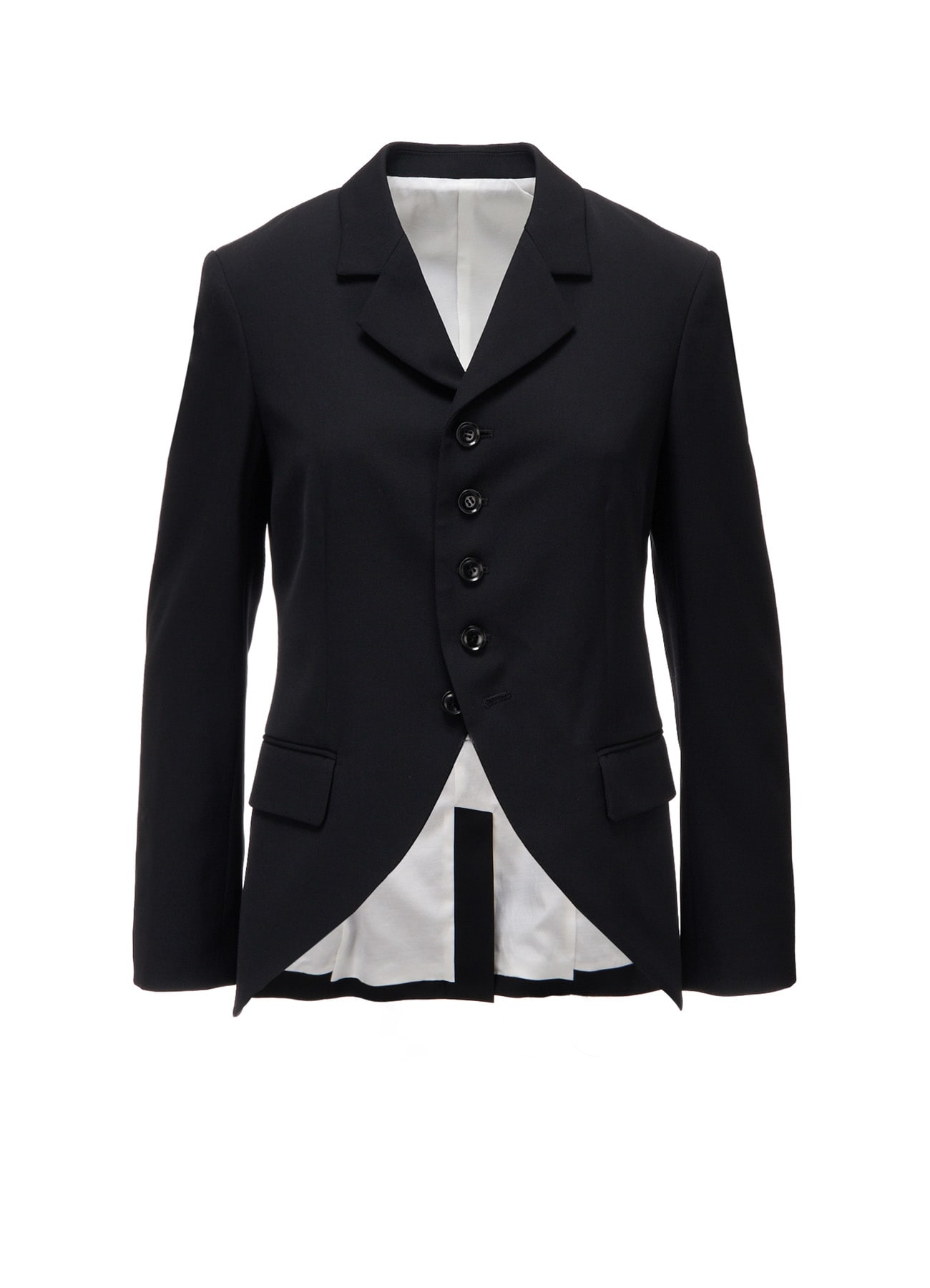 WOOL GABARDINE 5-BUTTON JACKET