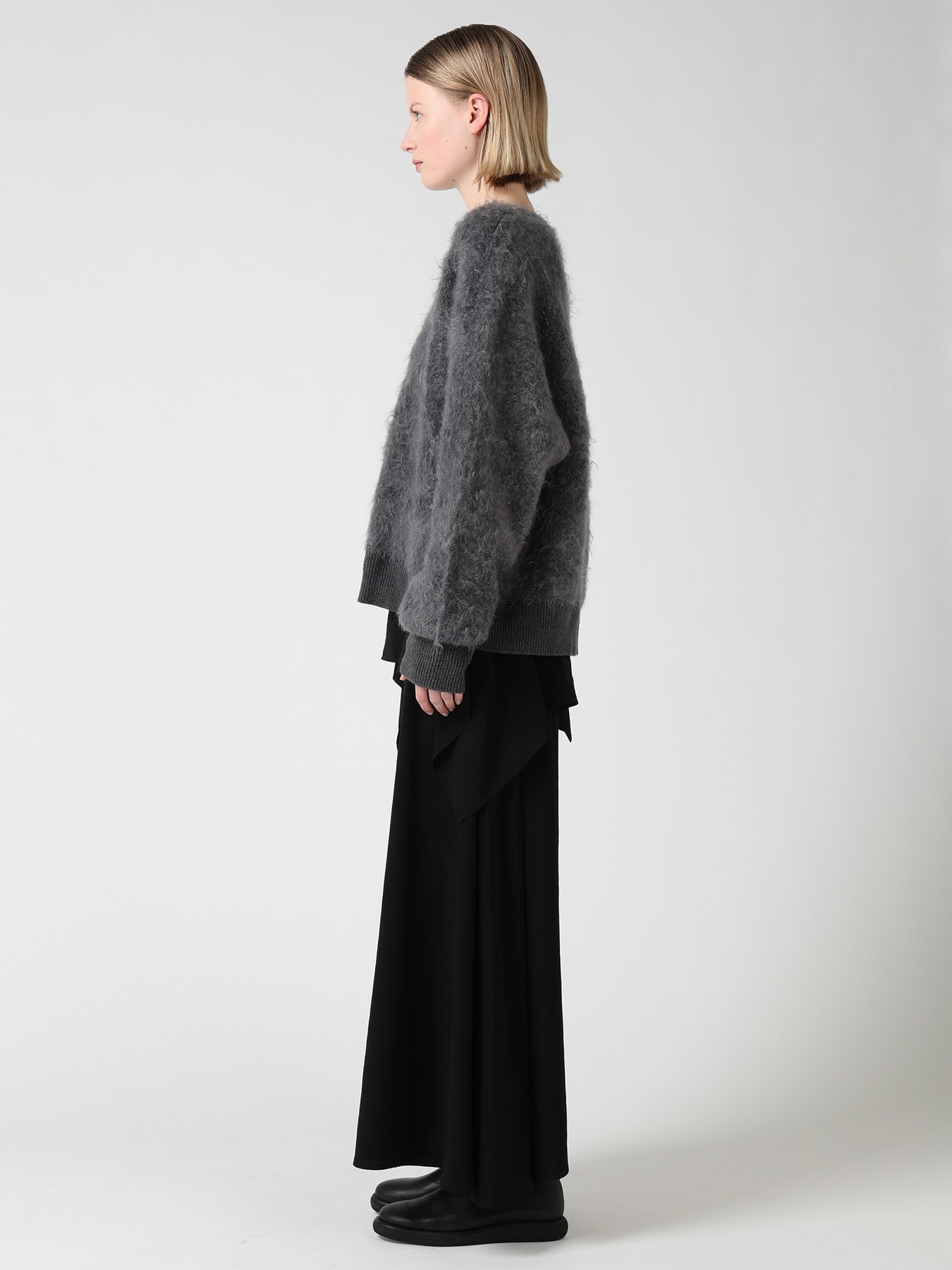 MOHAIR SHAGGY KNIT PULLOVER