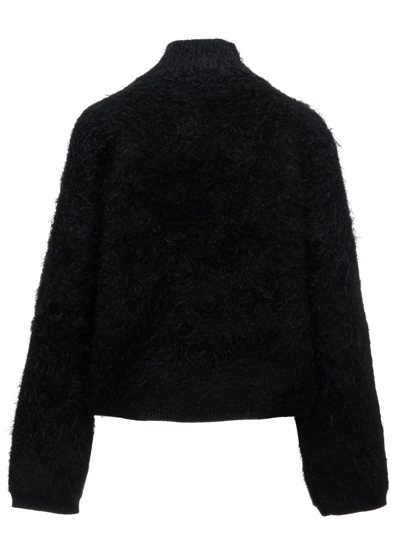 MOHAIR SHAGGY ZIP-UP CARDIGAN(S Black): Y's｜THE SHOP YOHJI YAMAMOTO