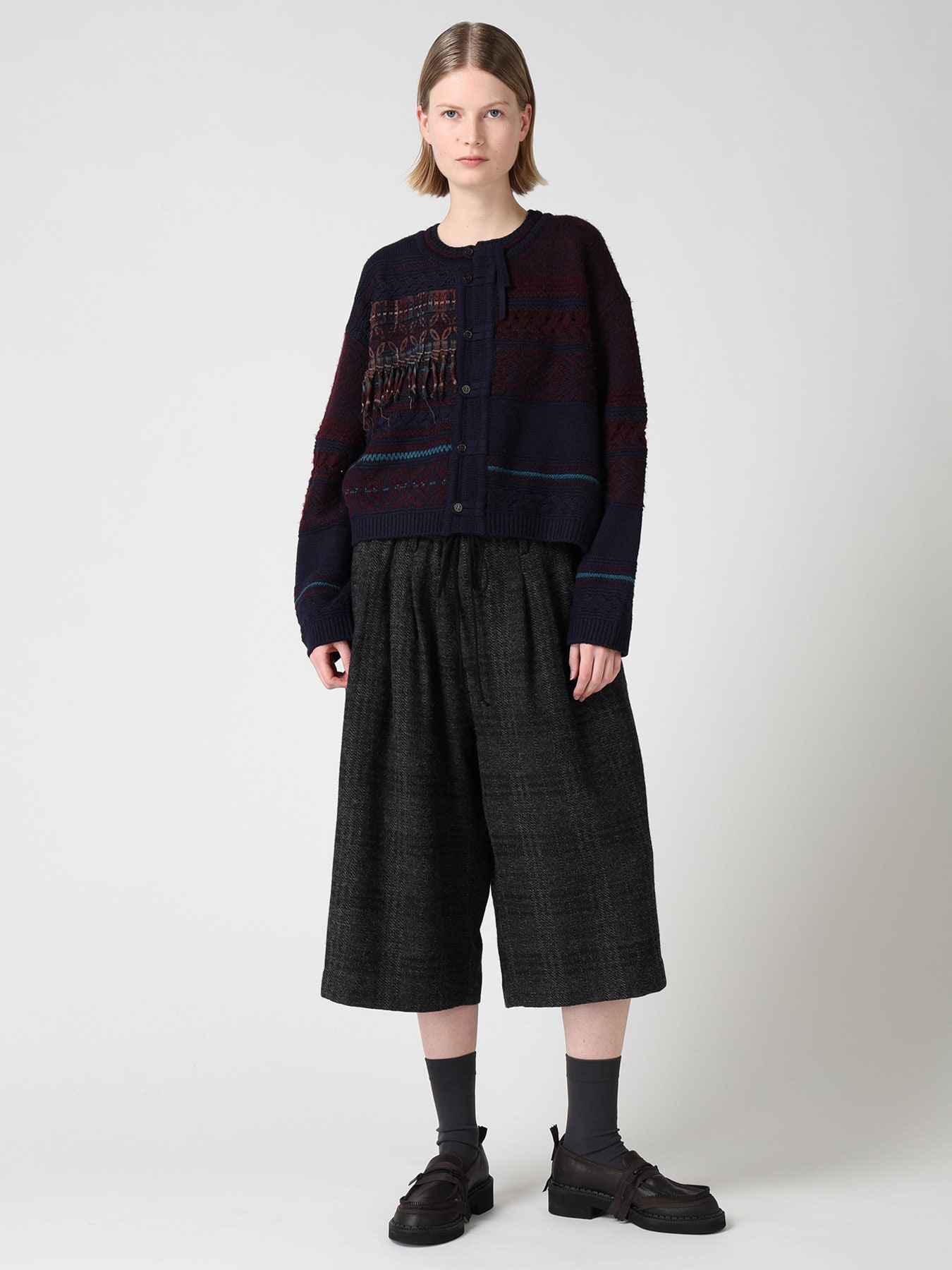 TYROLEAN JACQUARD CARDIGAN