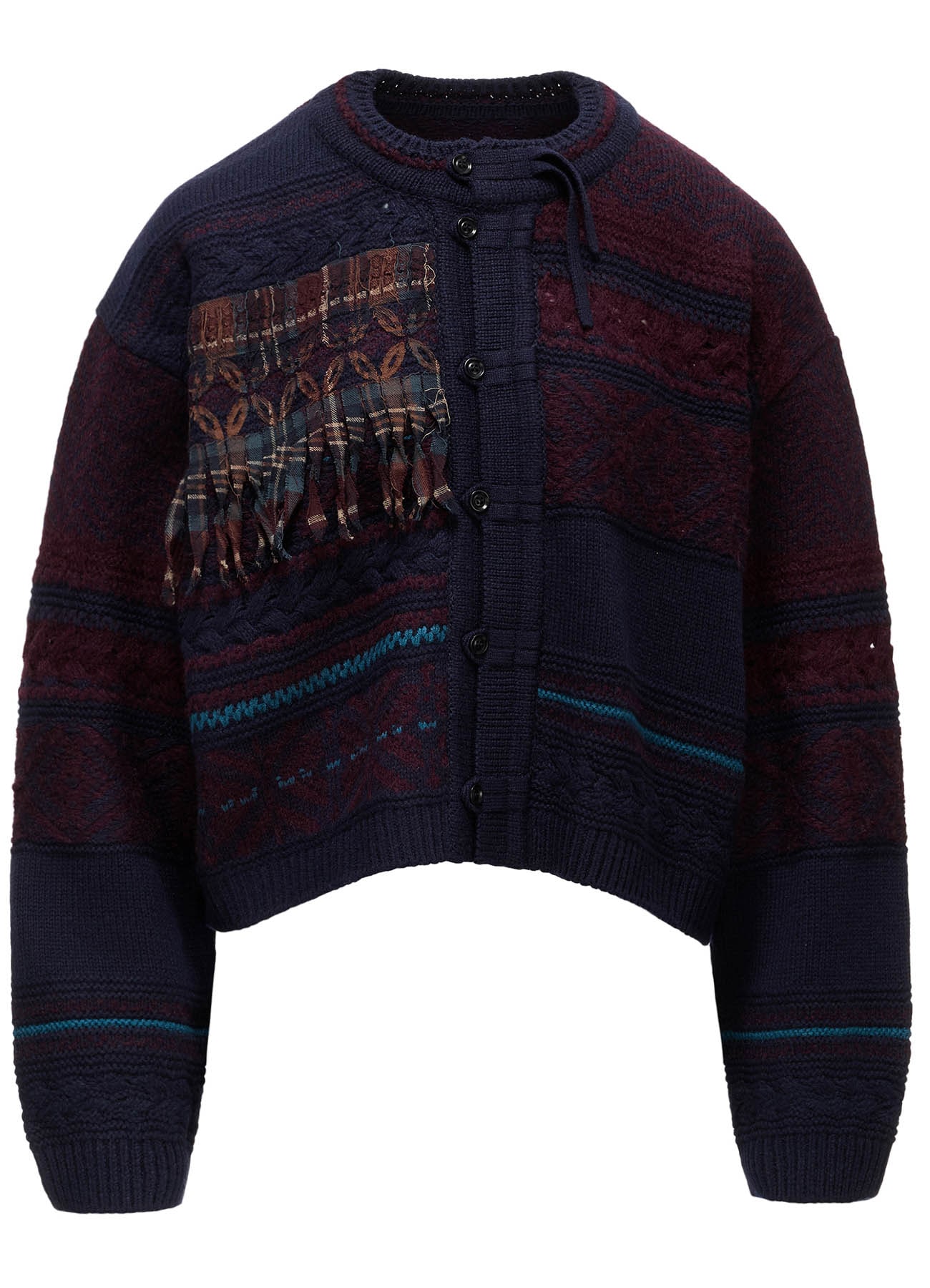 TYROLEAN JACQUARD CARDIGAN