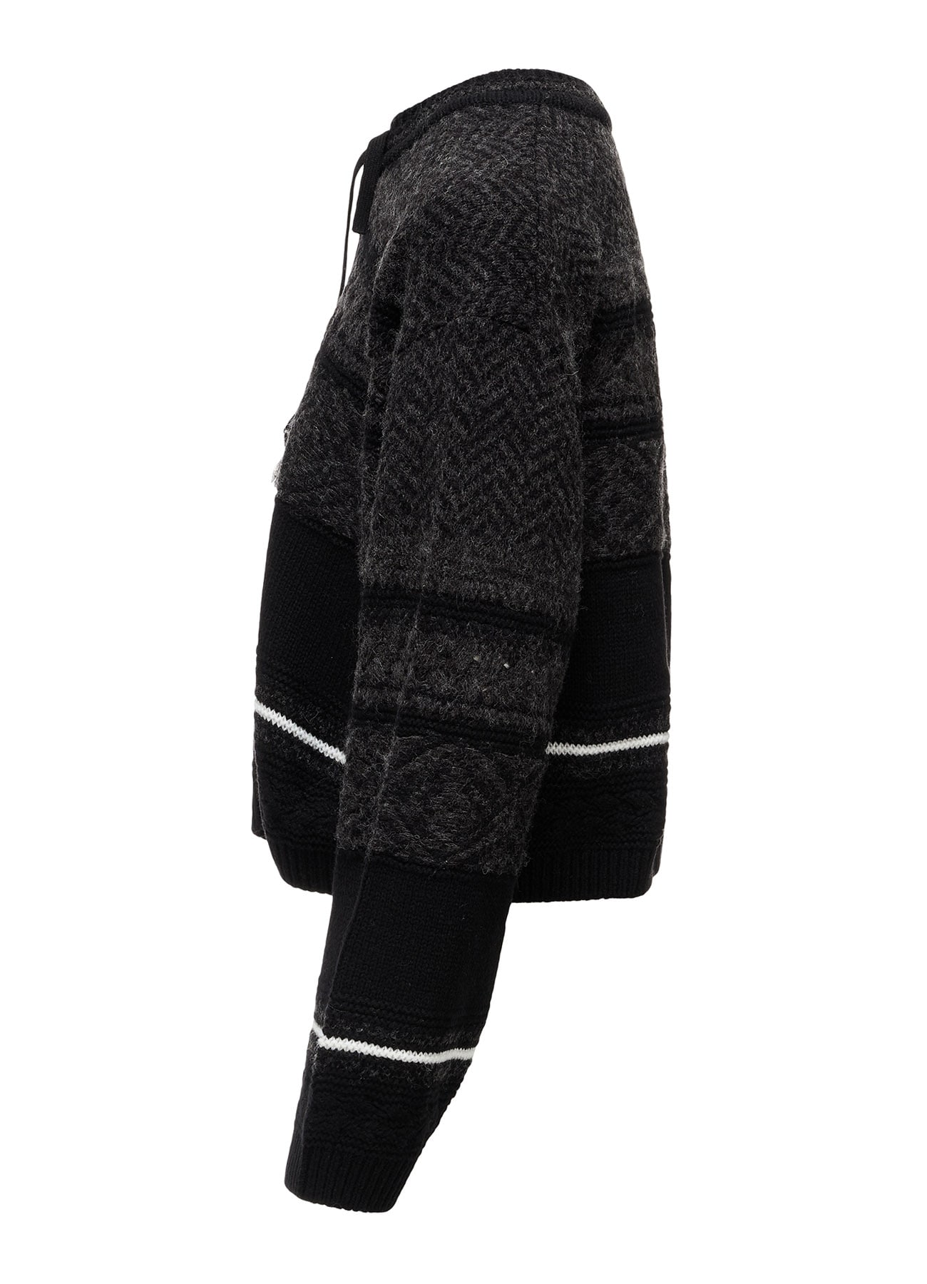 TYROLEAN JACQUARD CARDIGAN