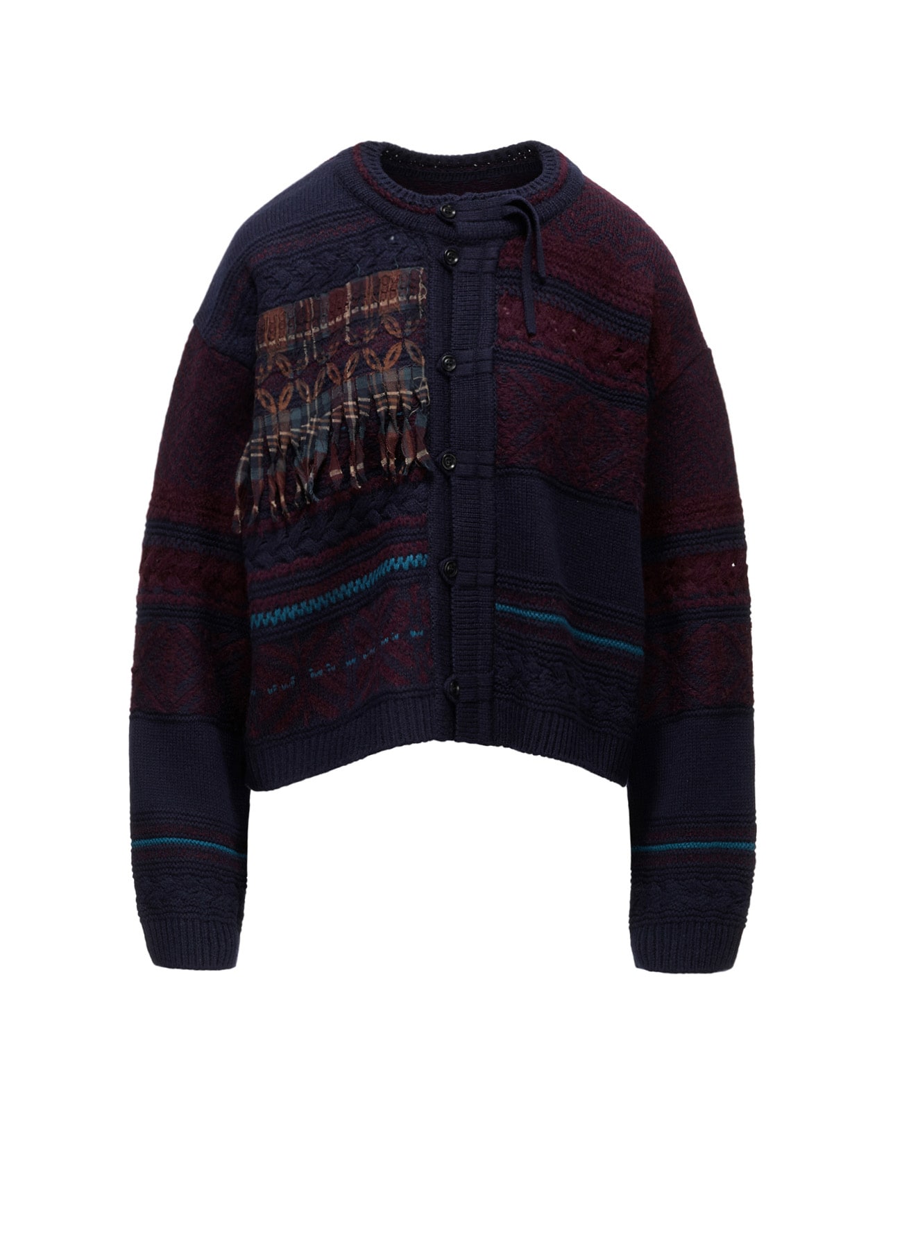 TYROLEAN JACQUARD CARDIGAN