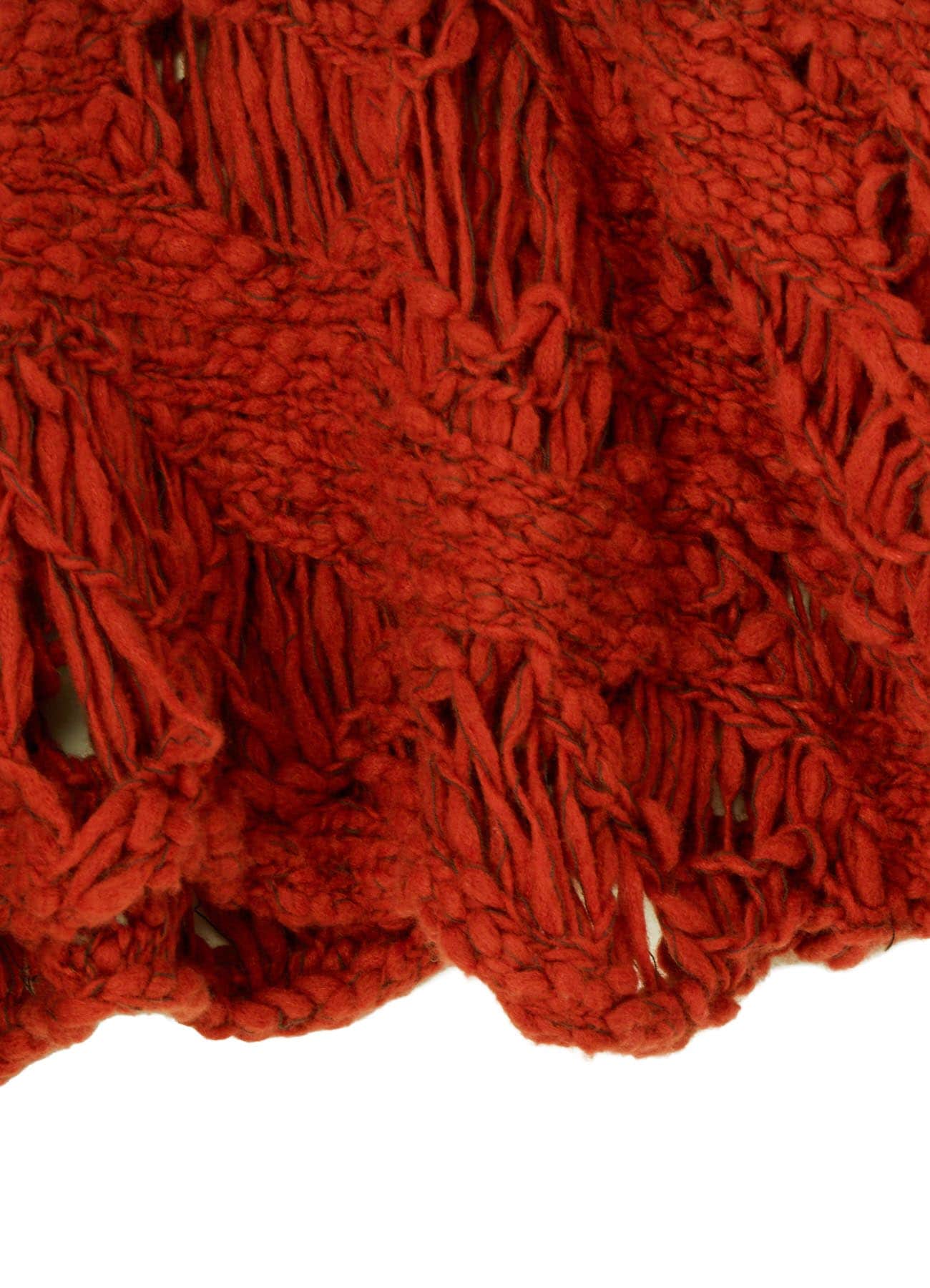 SUPER CHUNKY DISTORTED SLUB CROPPED PULLOVER