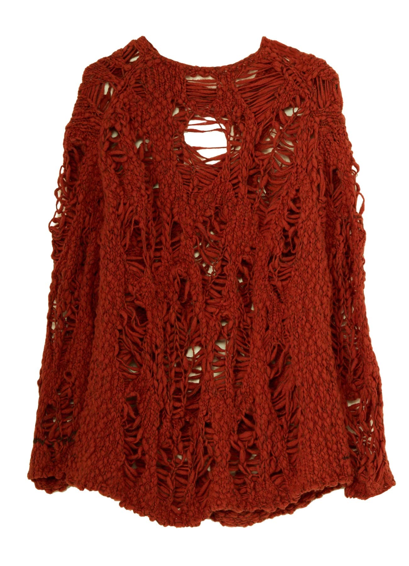 SUPER CHUNKY DISTORTED SLUB PULLOVER