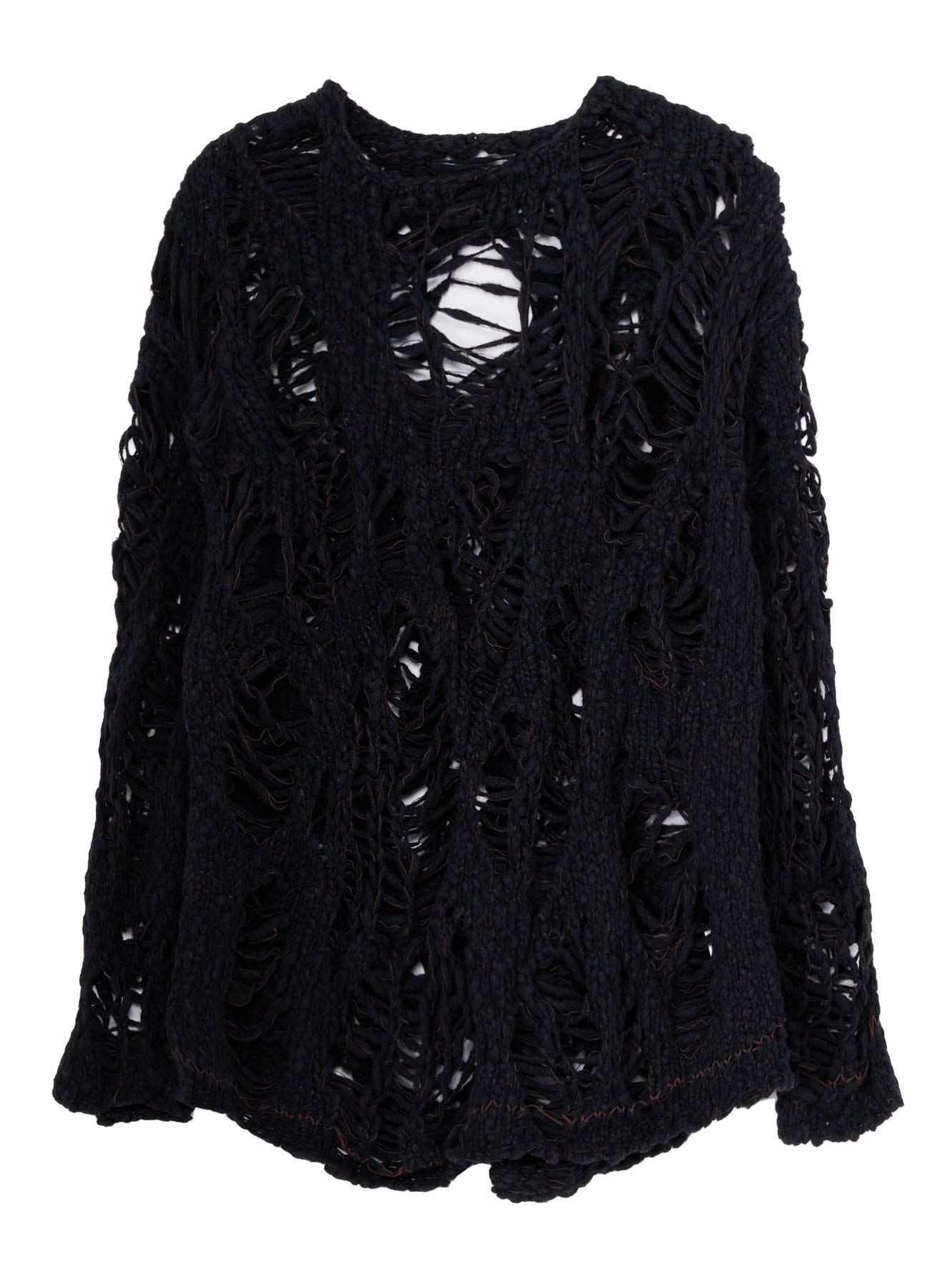 SUPER CHUNKY DISTORTED SLUB PULLOVER