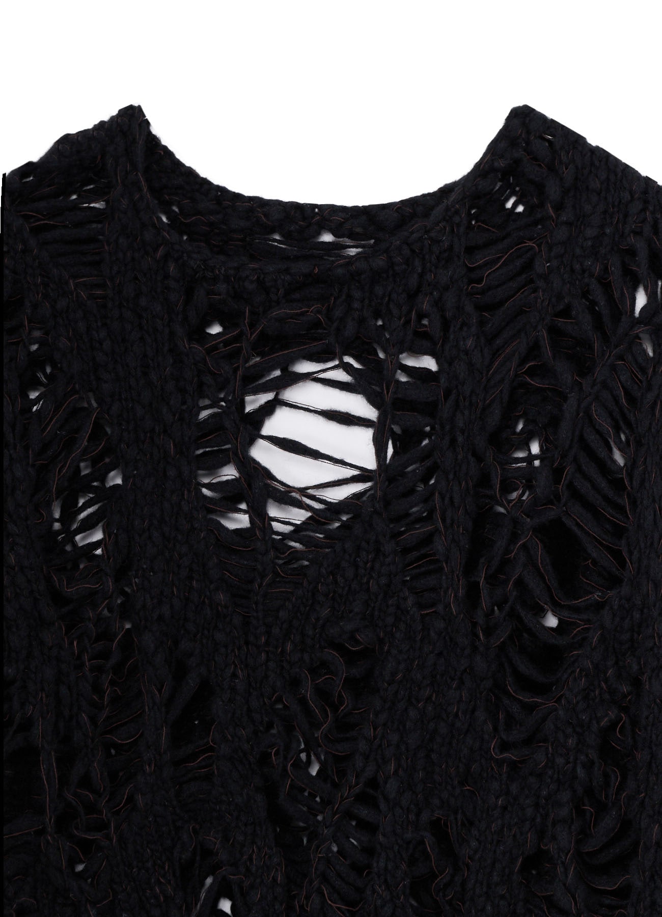 SUPER CHUNKY DISTORTED SLUB PULLOVER