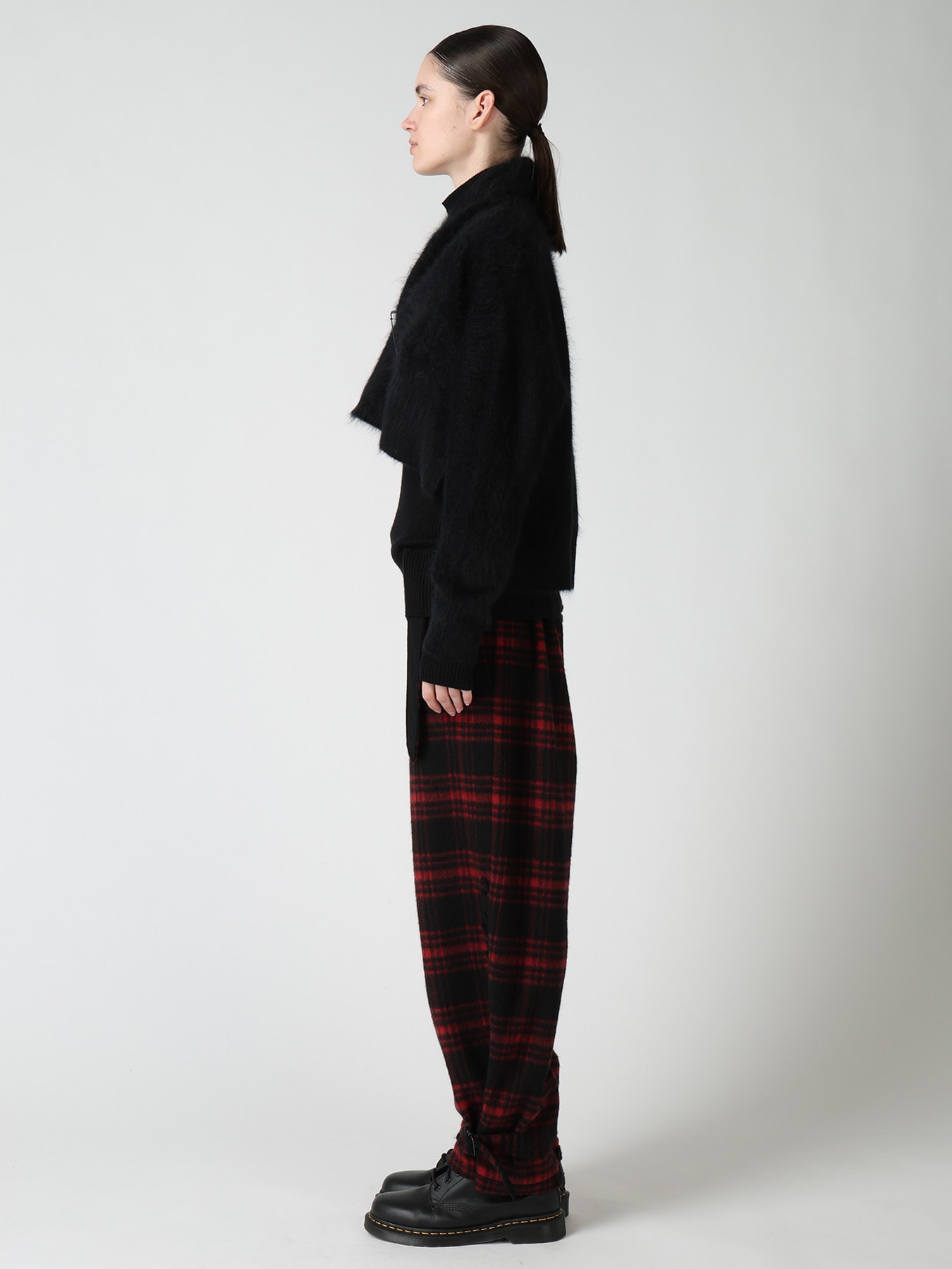 CASHMERE COLOR BLOCKING GOWN