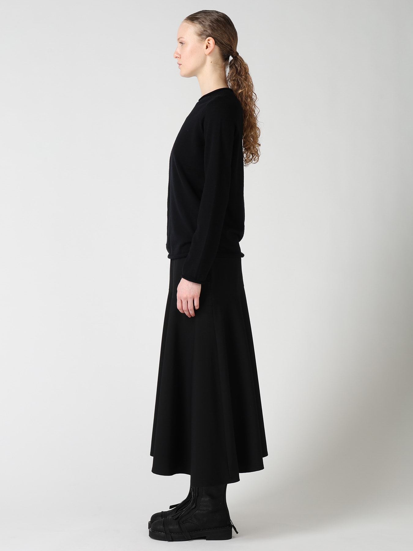 WOOL INTARSIA Y's LOGO PULLOVER