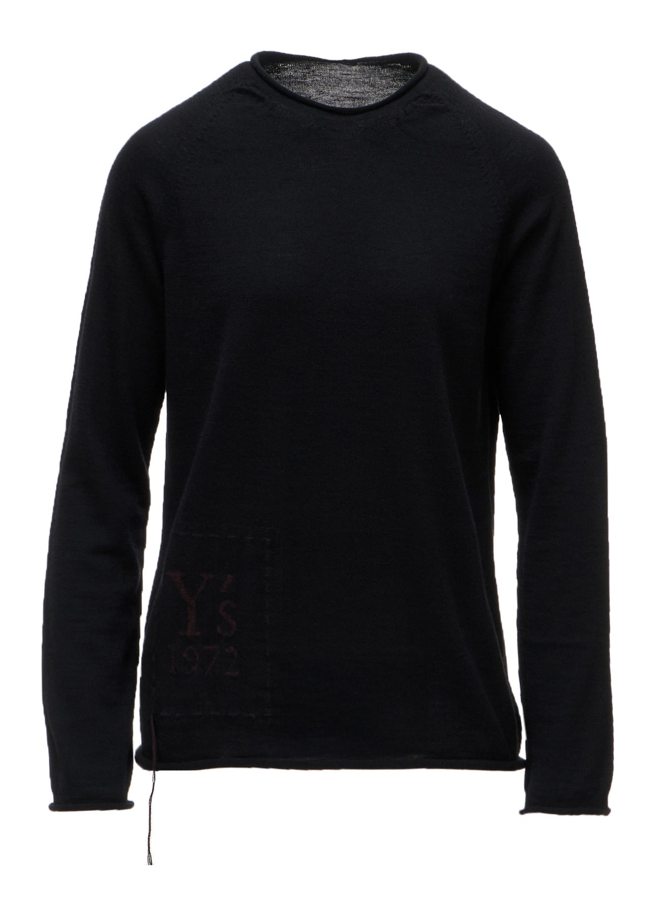 WOOL INTARSIA Y's LOGO PULLOVER
