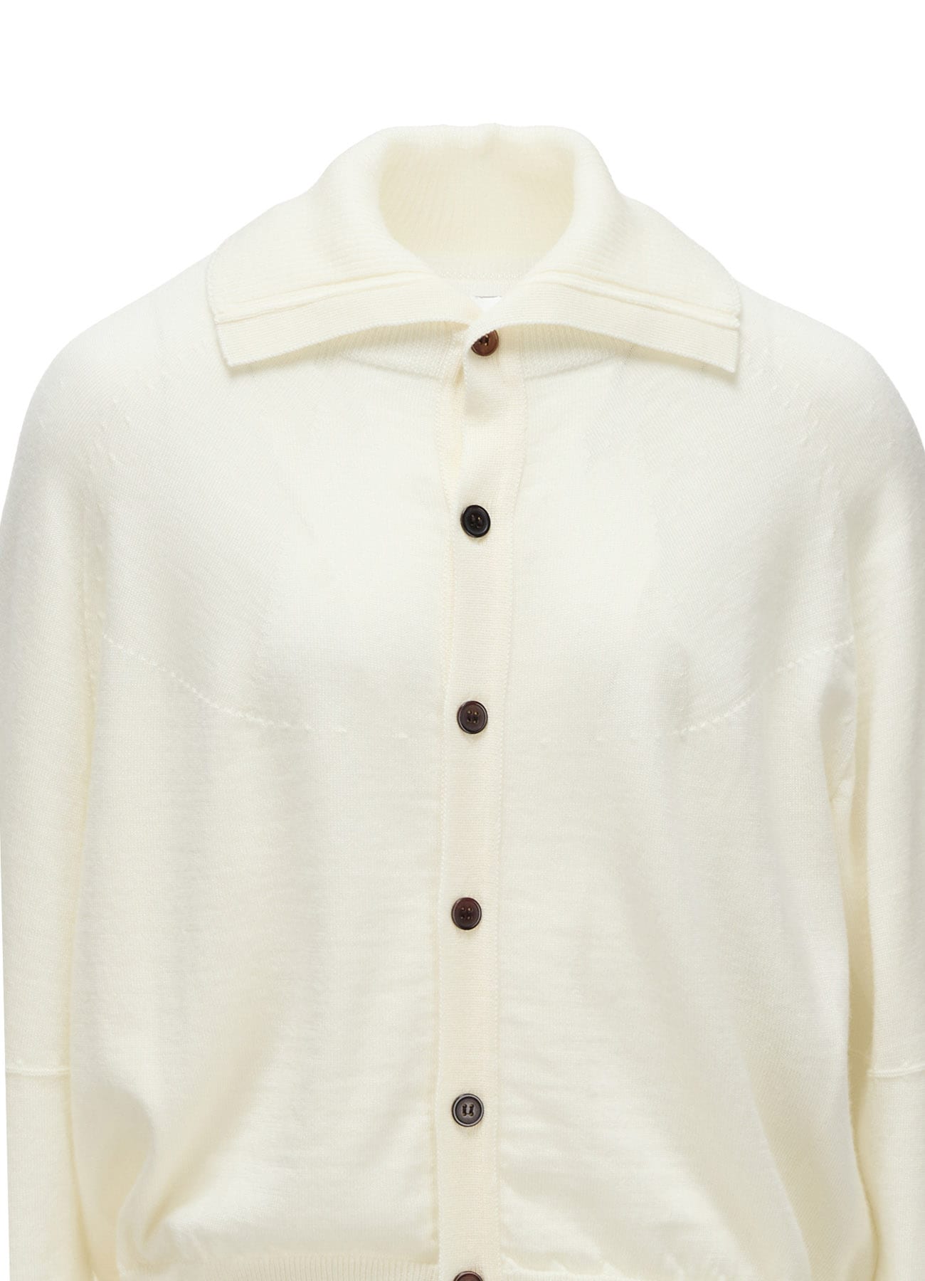 WOOL INTARSIA Y's LOGO CARDIGAN