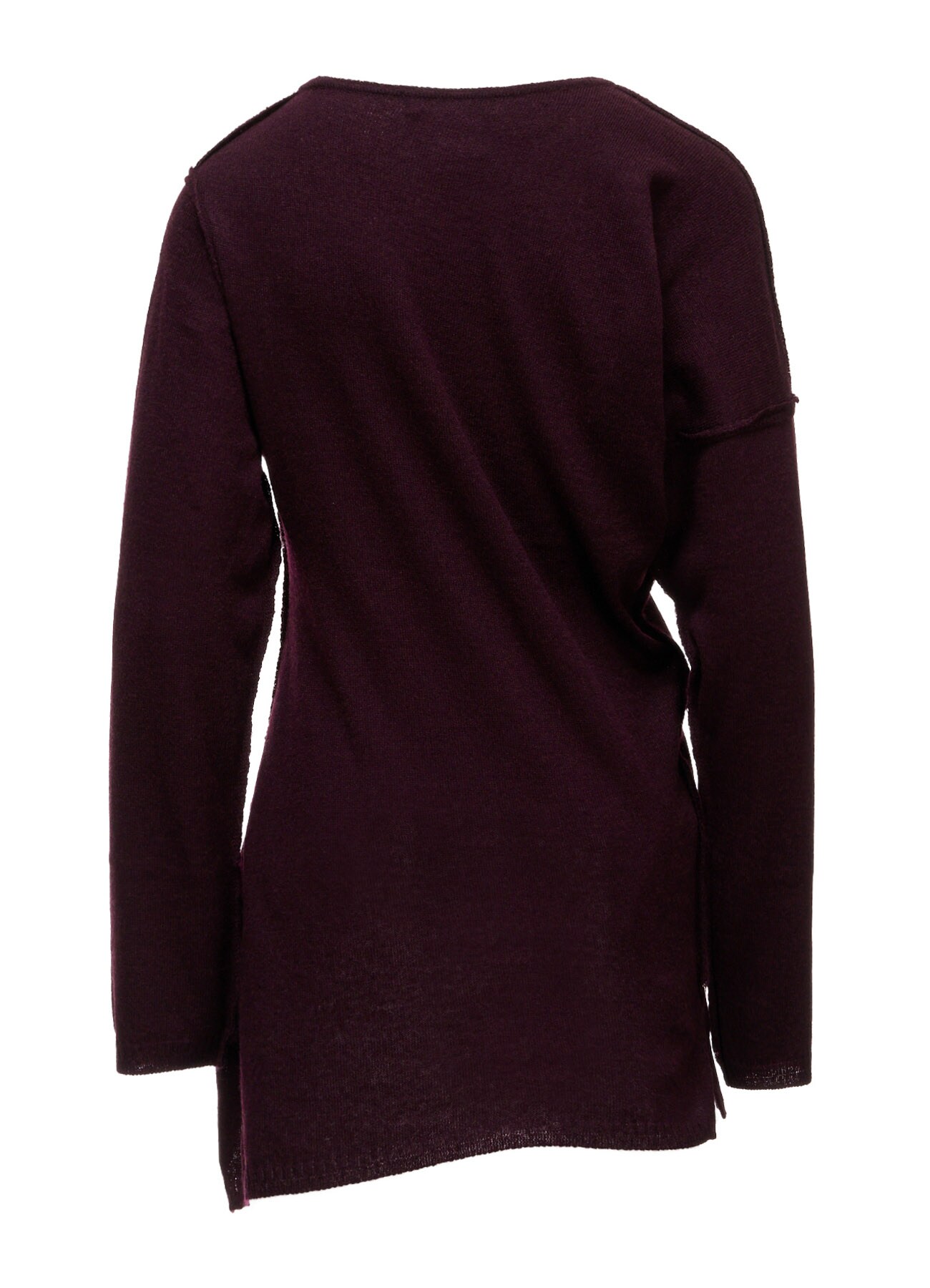 12G JERSEY TWISTED KNIT PULLOVER