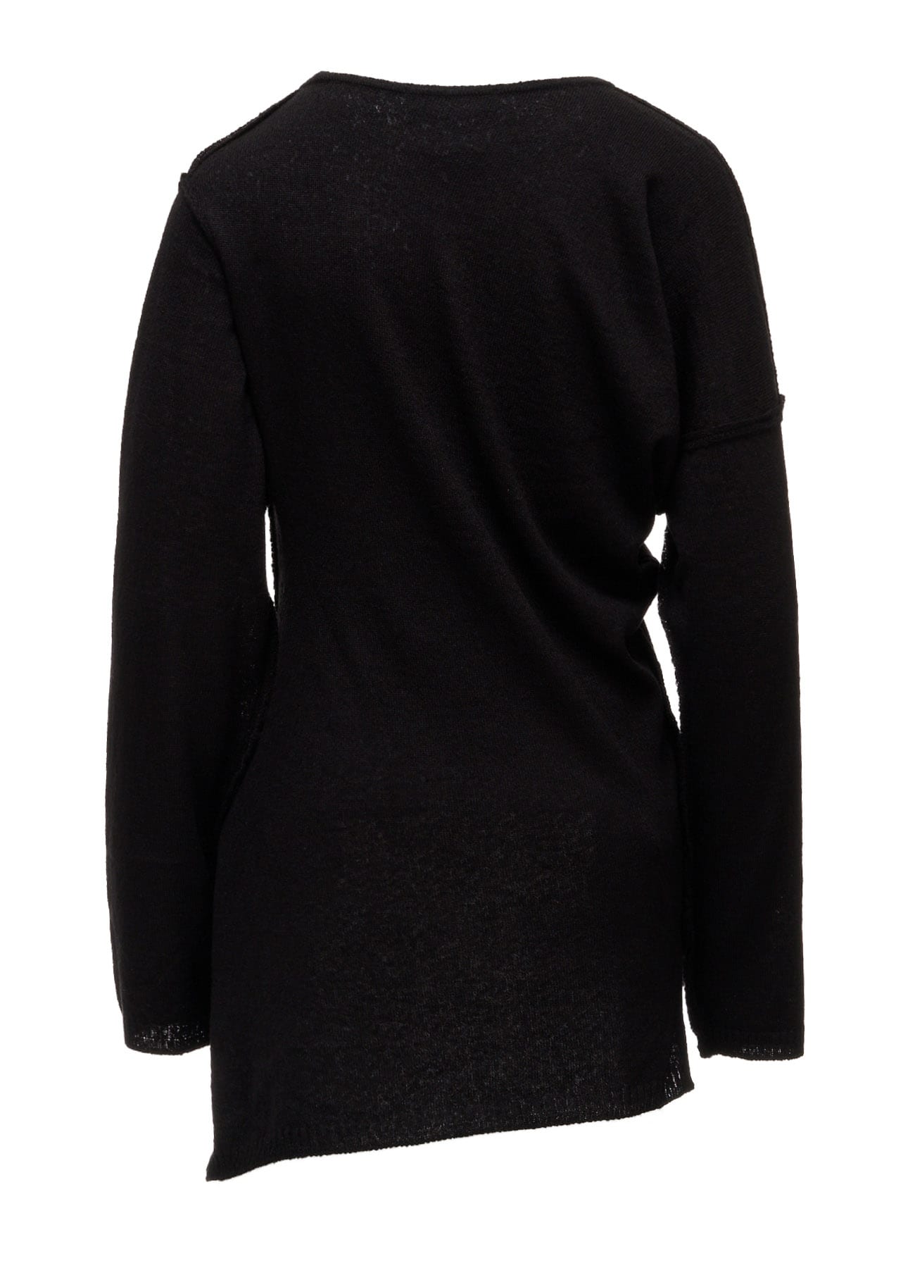 12G JERSEY TWISTED KNIT PULLOVER