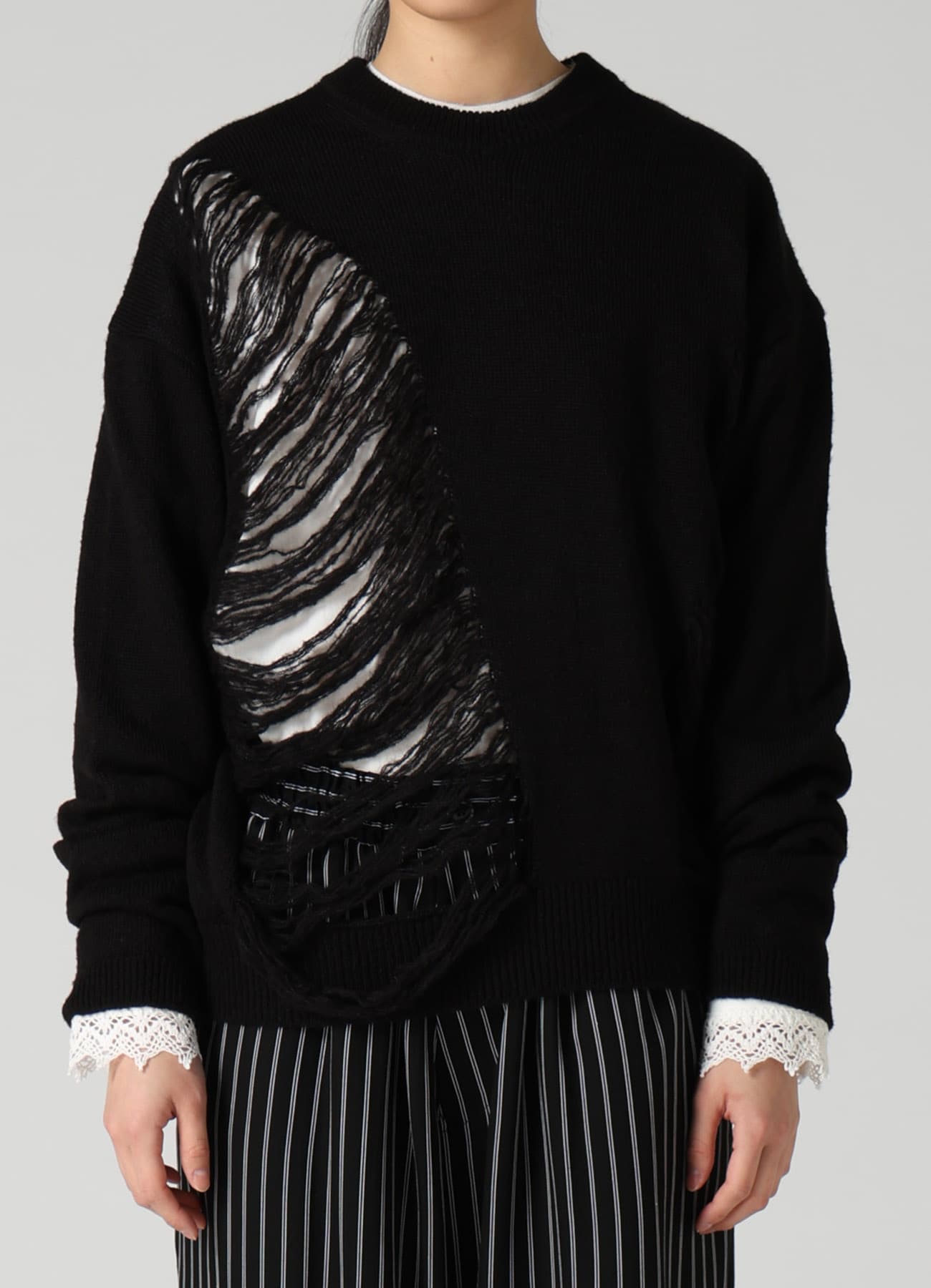 8G JERSEY DAMAGED KNIT