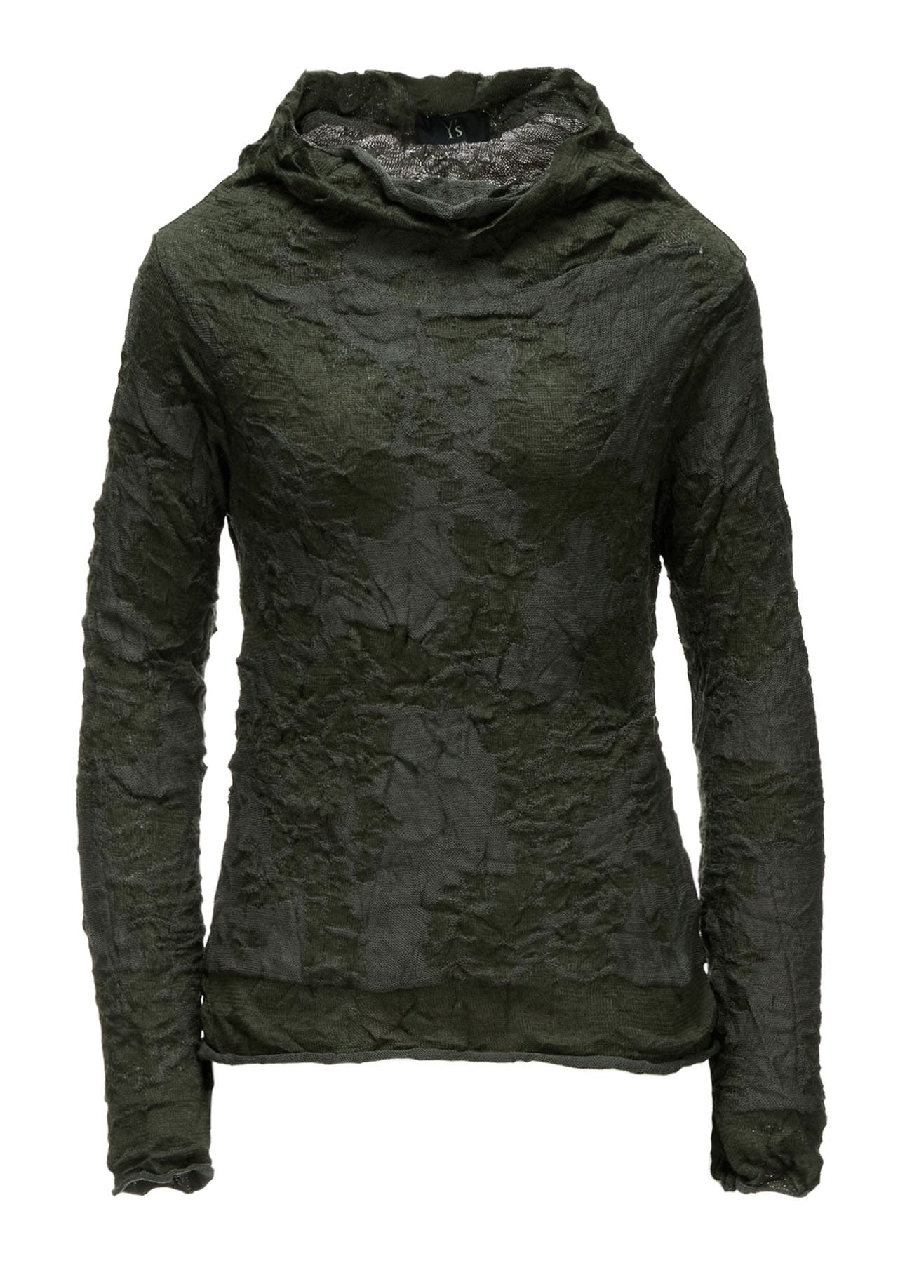 CRACKED PATTERN LINKS OFF NECK PULLOVER