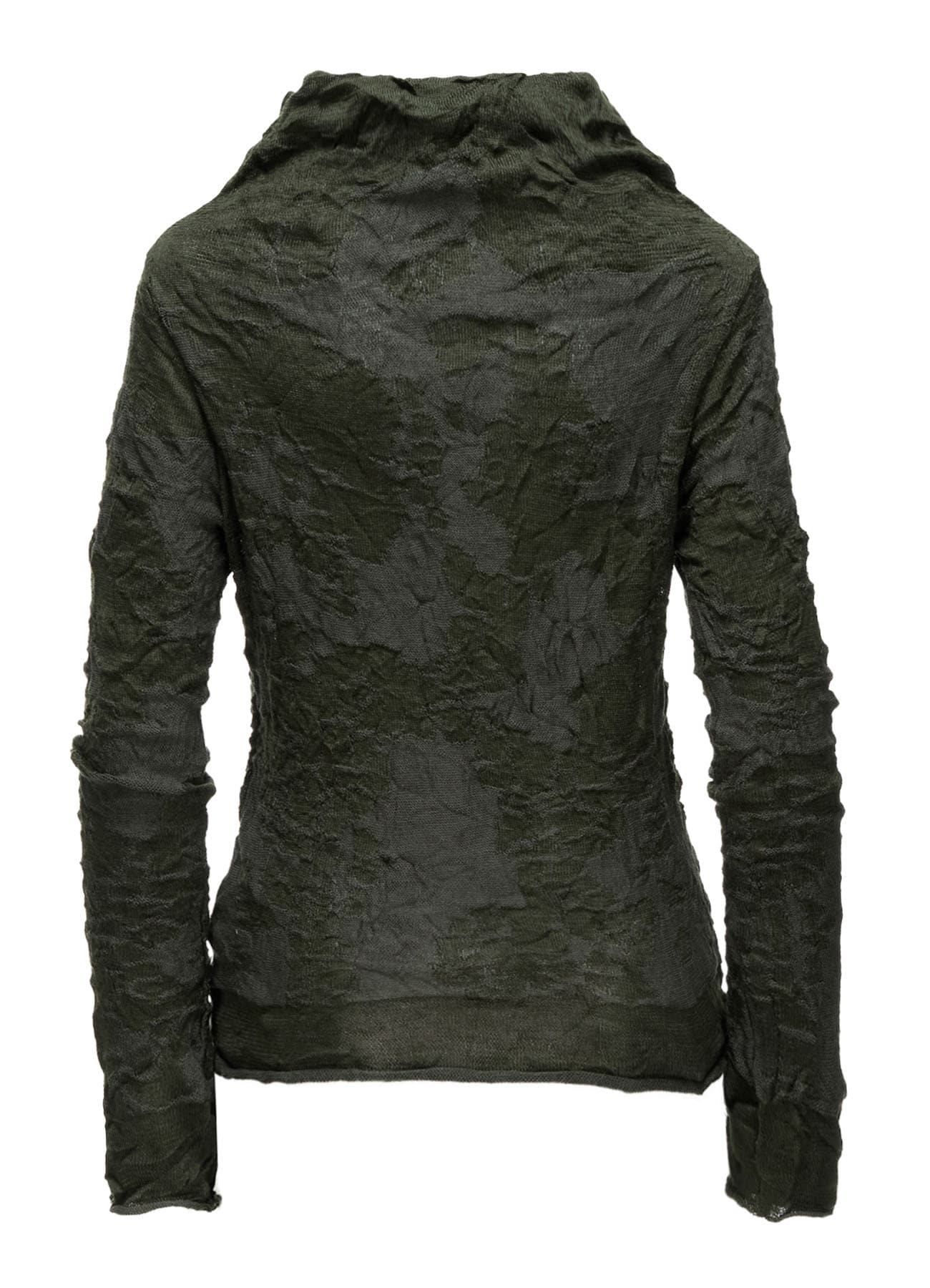 CRACKED PATTERN LINKS OFF NECK PULLOVER