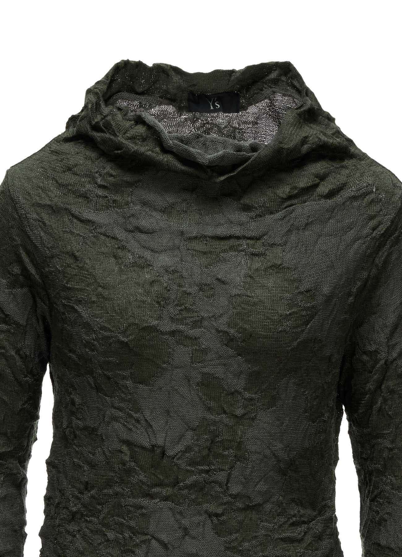 CRACKED PATTERN LINKS OFF NECK PULLOVER