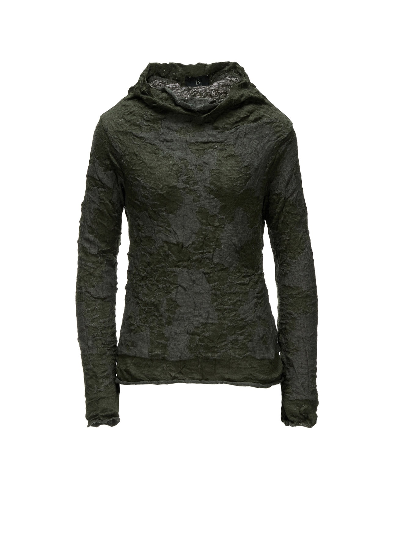 CRACKED PATTERN LINKS OFF NECK PULLOVER