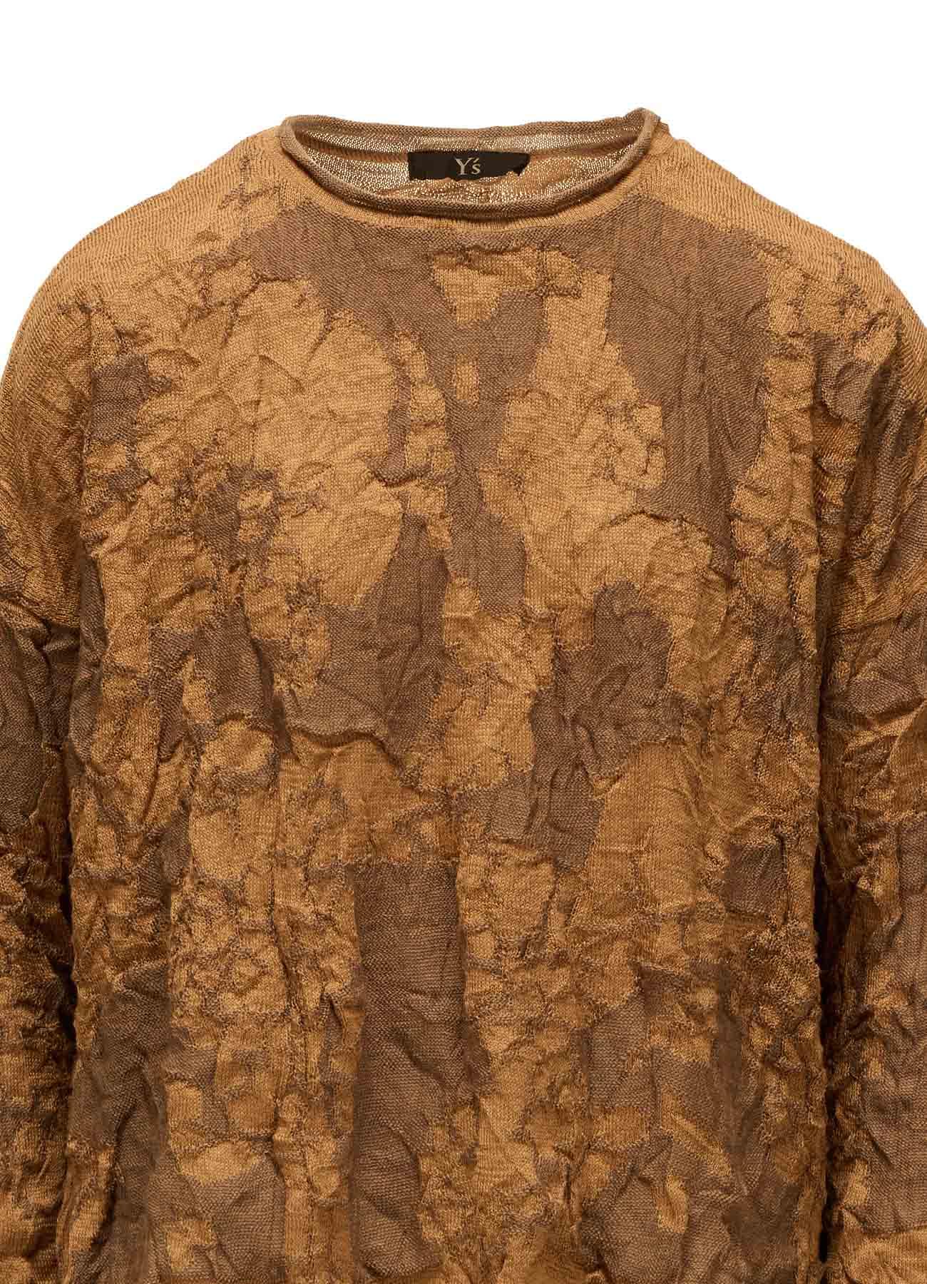 CRACKED PATTERN LINKS BIG PULLOVER