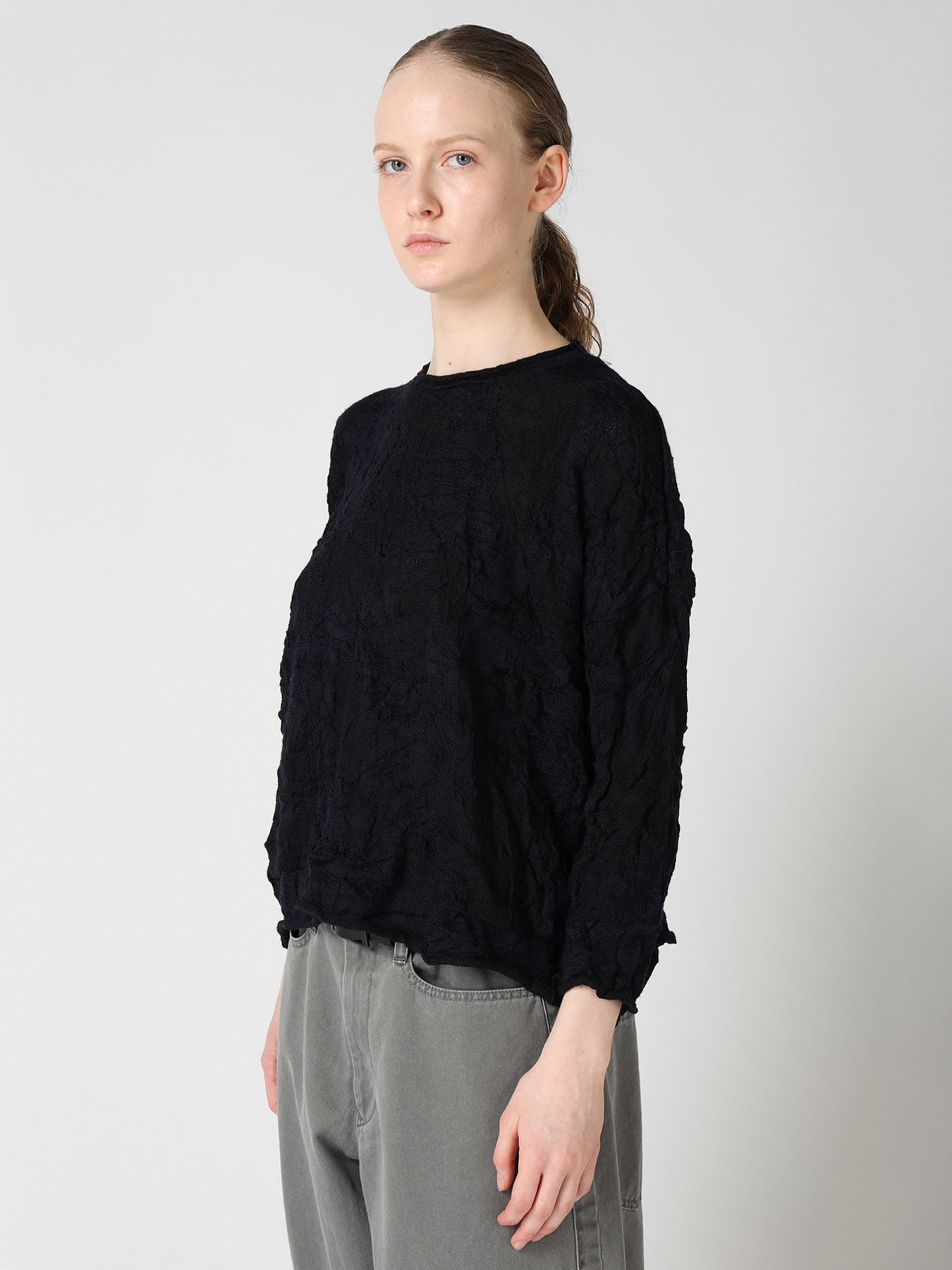 CRACKED PATTERN LINKS BIG PULLOVER