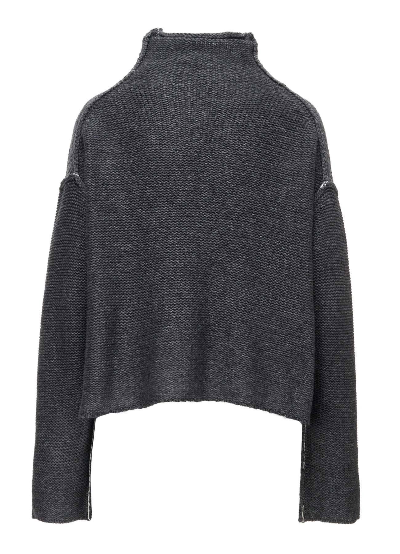 Y's LOGO KNIT PULLOVER(S Charcoal): Y's｜THE SHOP YOHJI YAMAMOTO