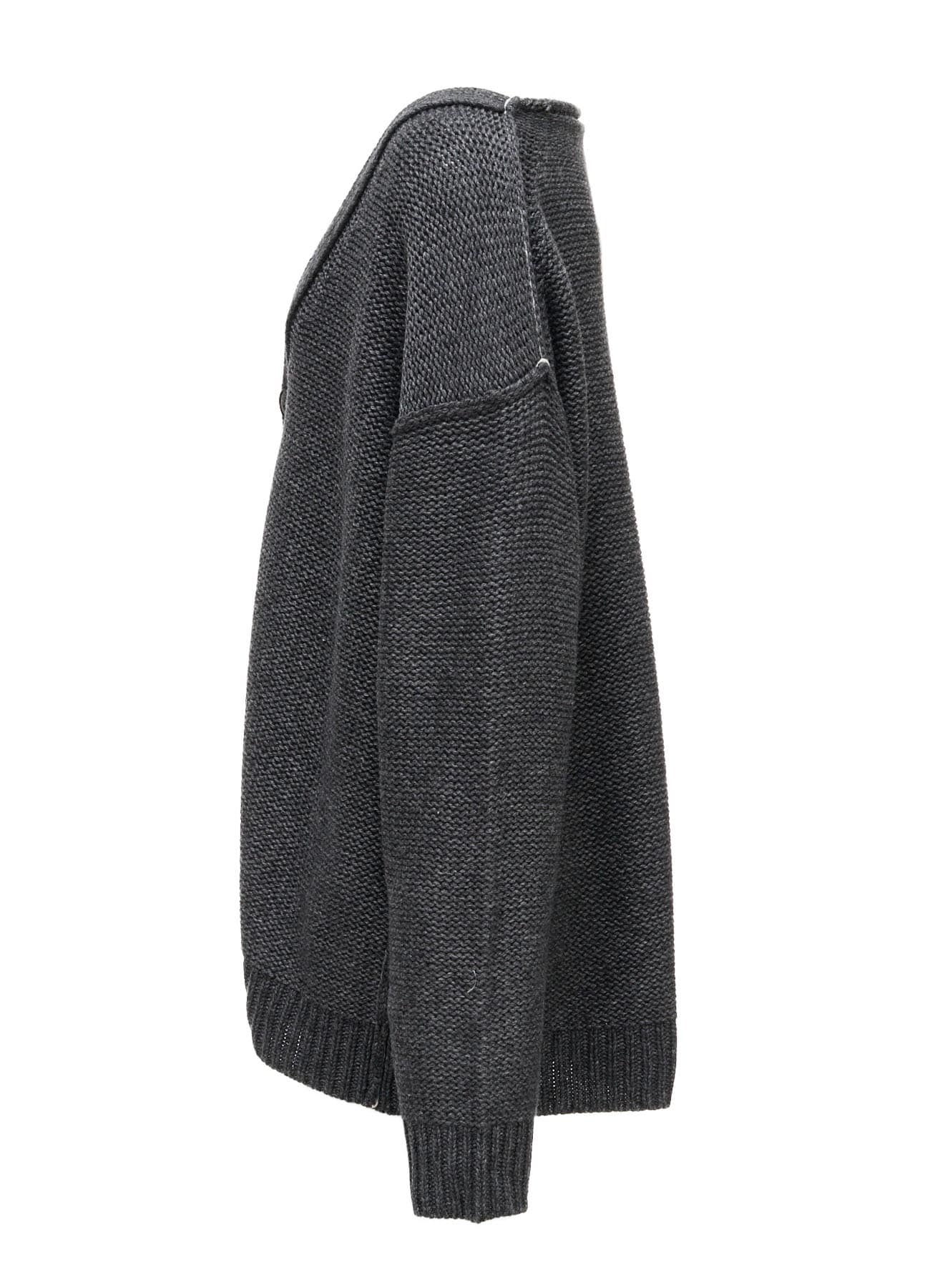 Y's LOGO KNIT CARDIGAN