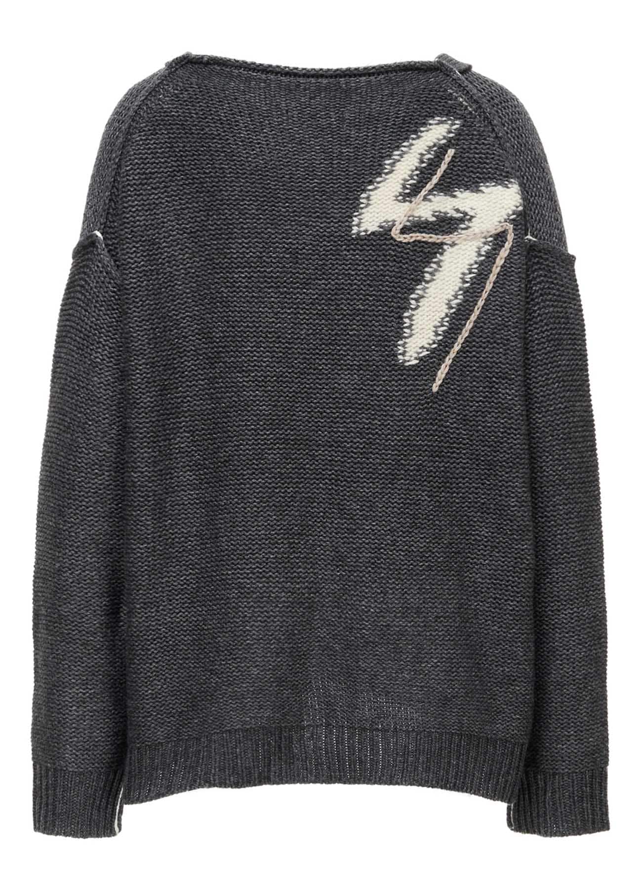 Y's LOGO KNIT CARDIGAN