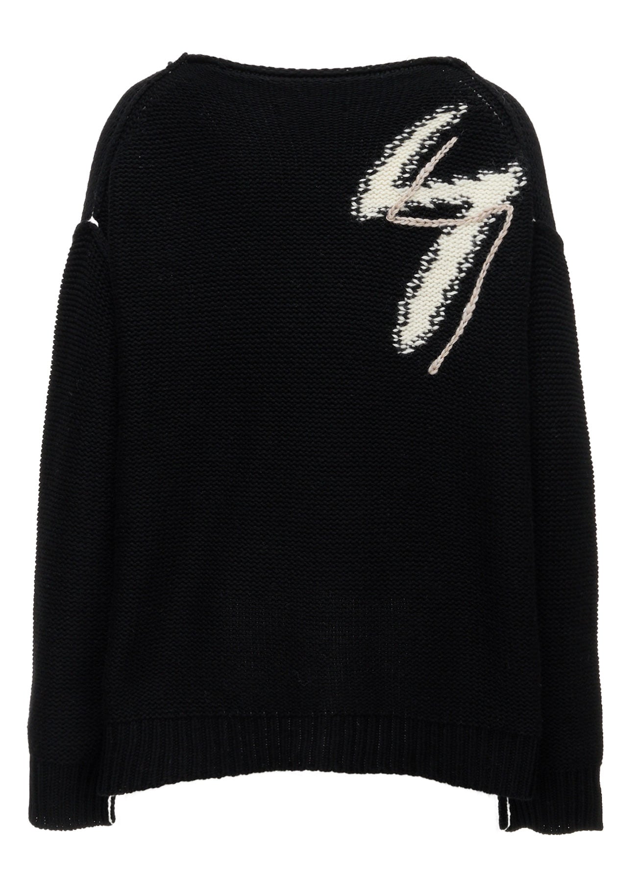 Y's LOGO KNIT CARDIGAN(S Black): Y's｜THE SHOP YOHJI YAMAMOTO