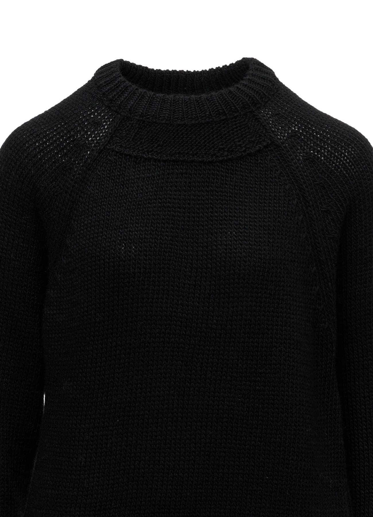 WOOL JERSEY INTARSIA PULLOVER