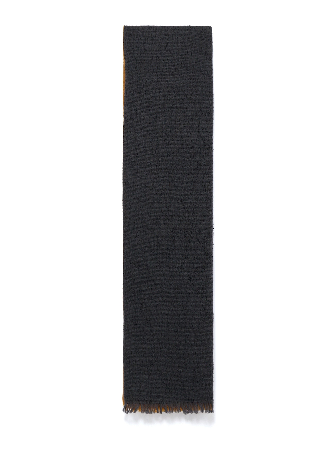 WOOL PLAIN WEAVE DOUBLE LAYER SCARF
