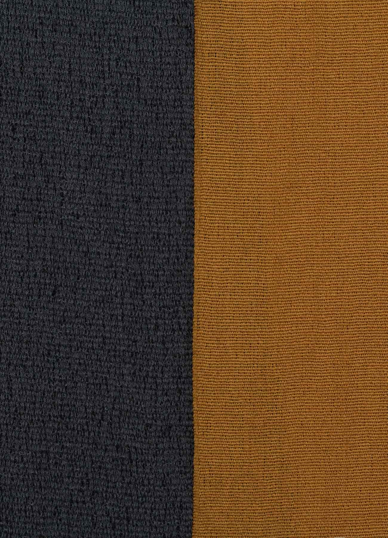 WOOL PLAIN WEAVE DOUBLE LAYER SCARF