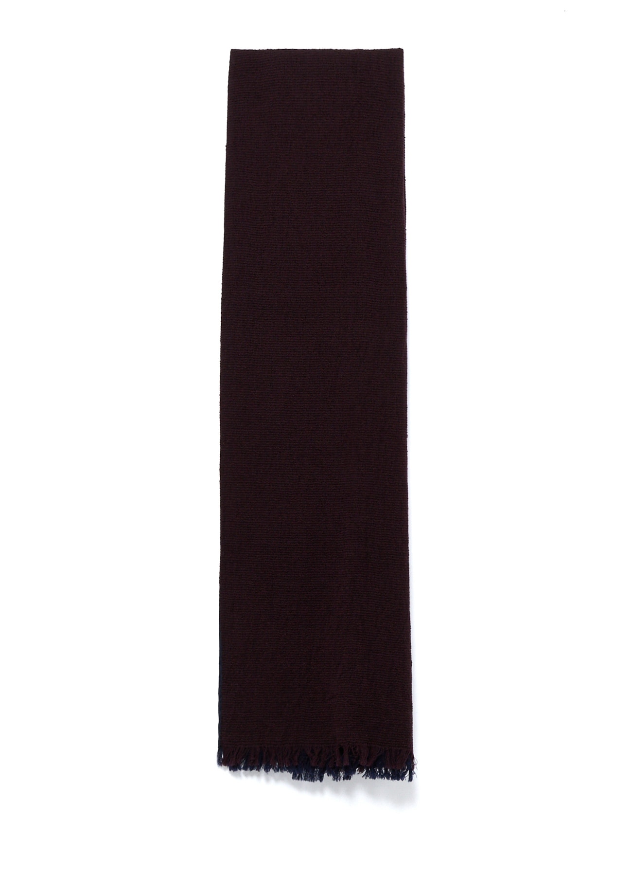 WOOL PLAIN WEAVE DOUBLE LAYER SCARF
