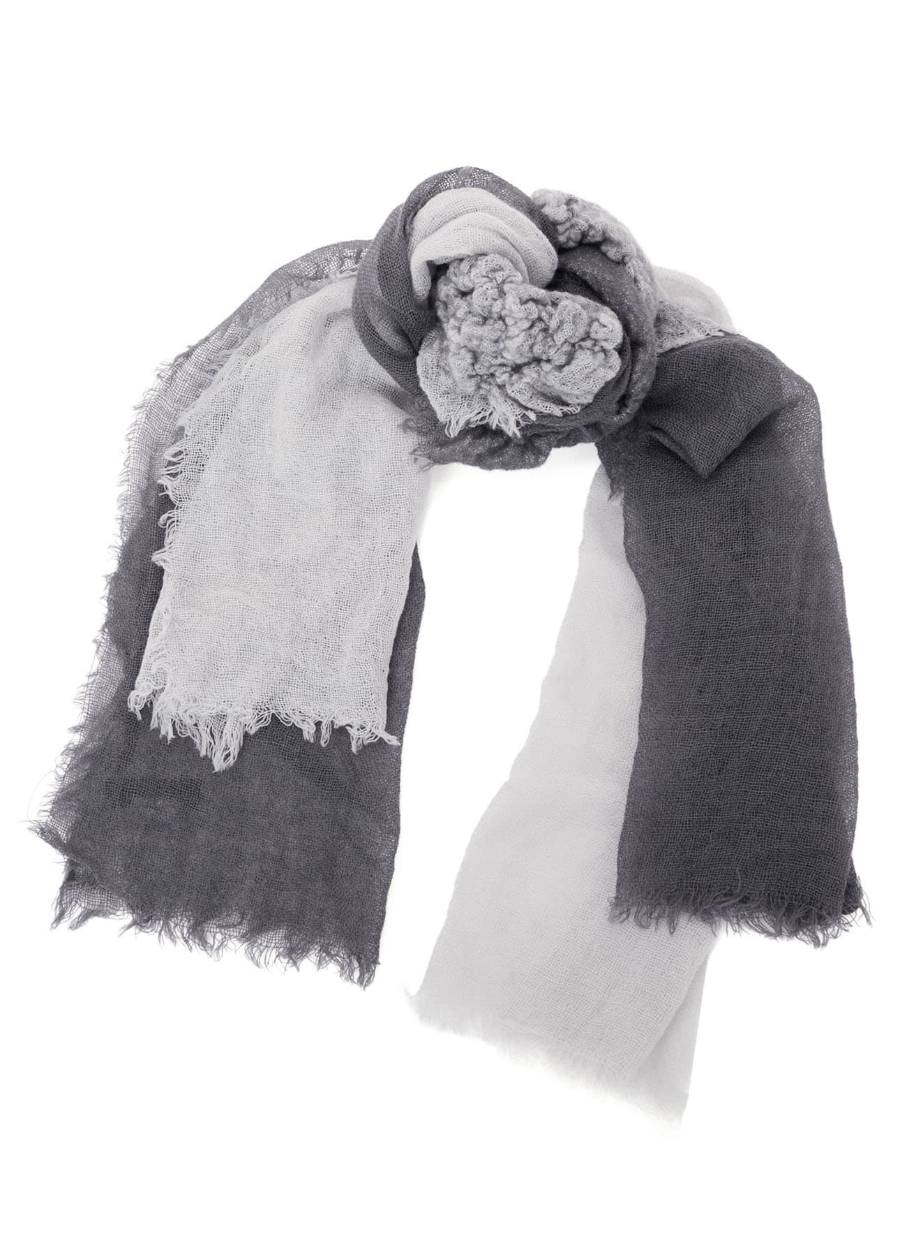 WOOL PLAIN-WEAVE CROSS STOLE