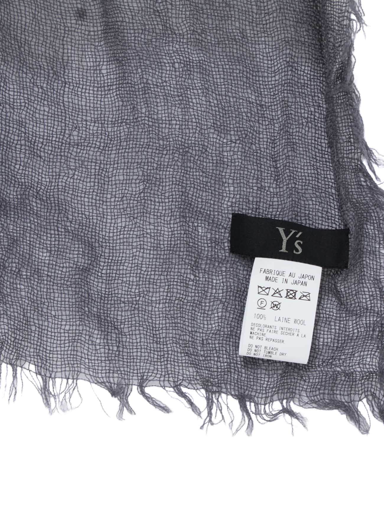 WOOL PLAIN-WEAVE CROSS STOLE