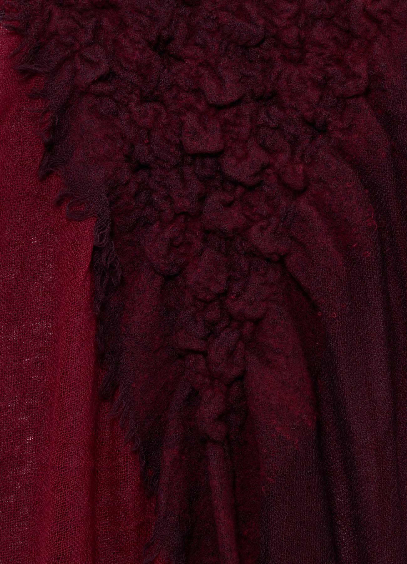WOOL PLAIN-WEAVE CROSS STOLE