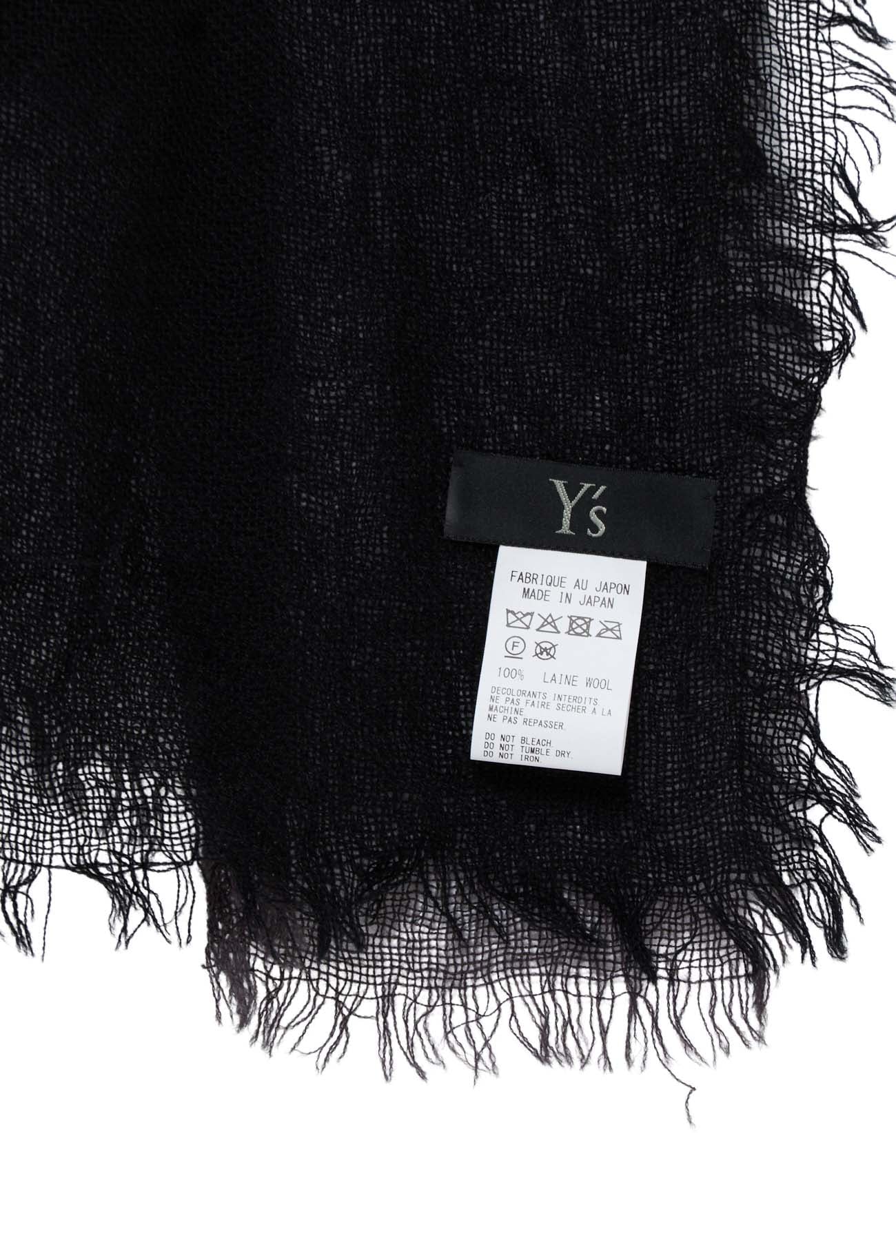 WOOL PLAIN-WEAVE CROSS STOLE