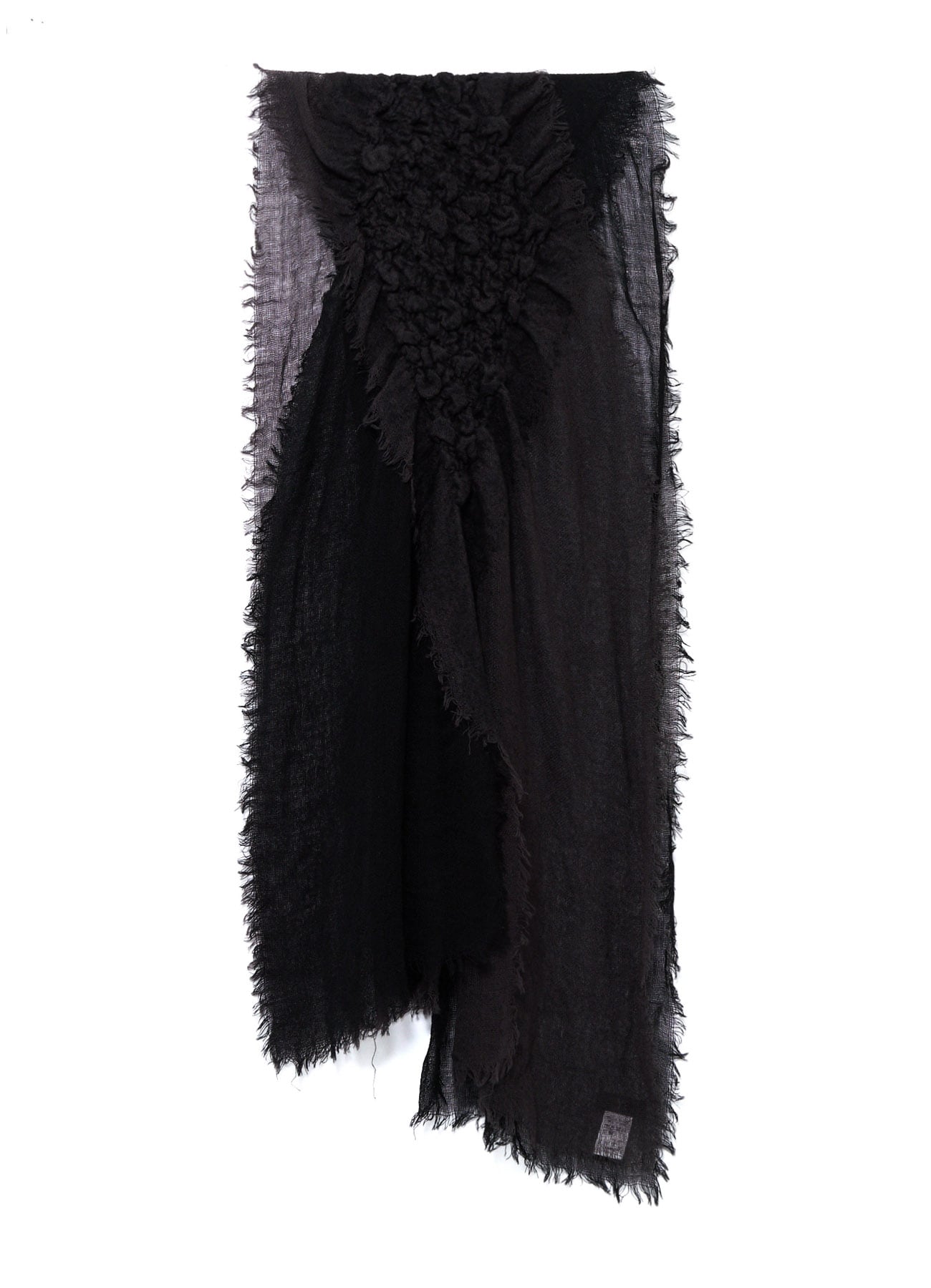 WOOL PLAIN-WEAVE CROSS STOLE