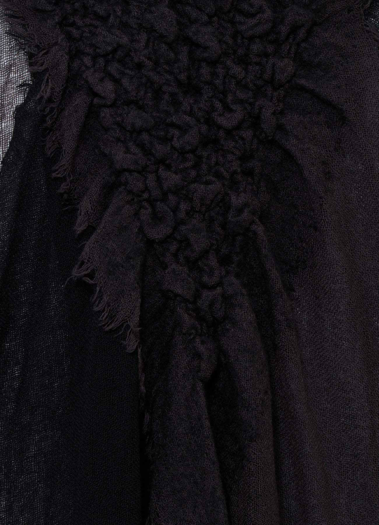 WOOL PLAIN-WEAVE CROSS STOLE