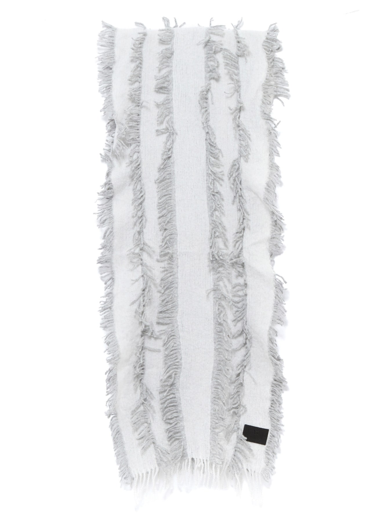 WOOL SATIN-WEAVE CUT STOLE