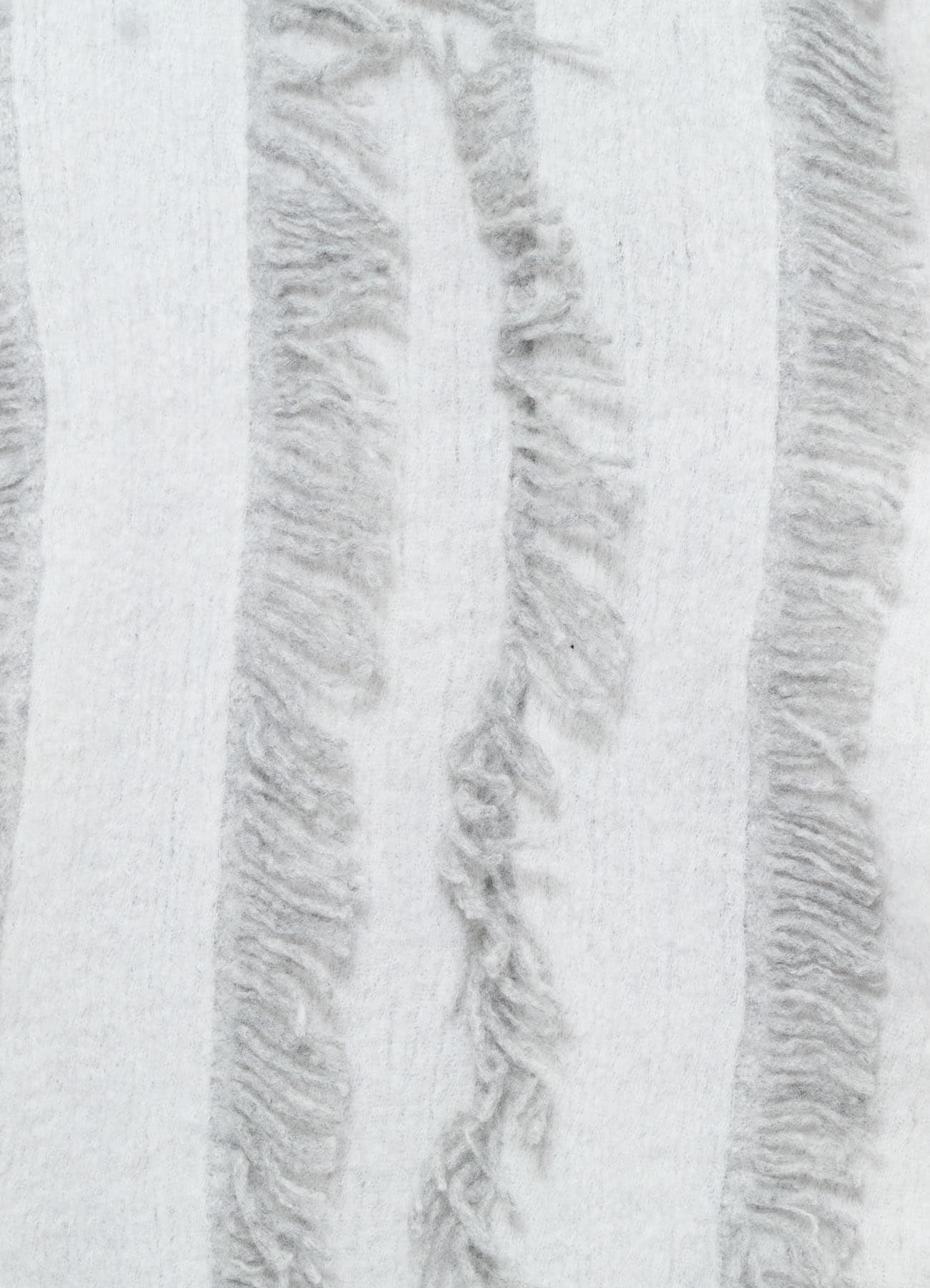 WOOL SATIN-WEAVE CUT STOLE