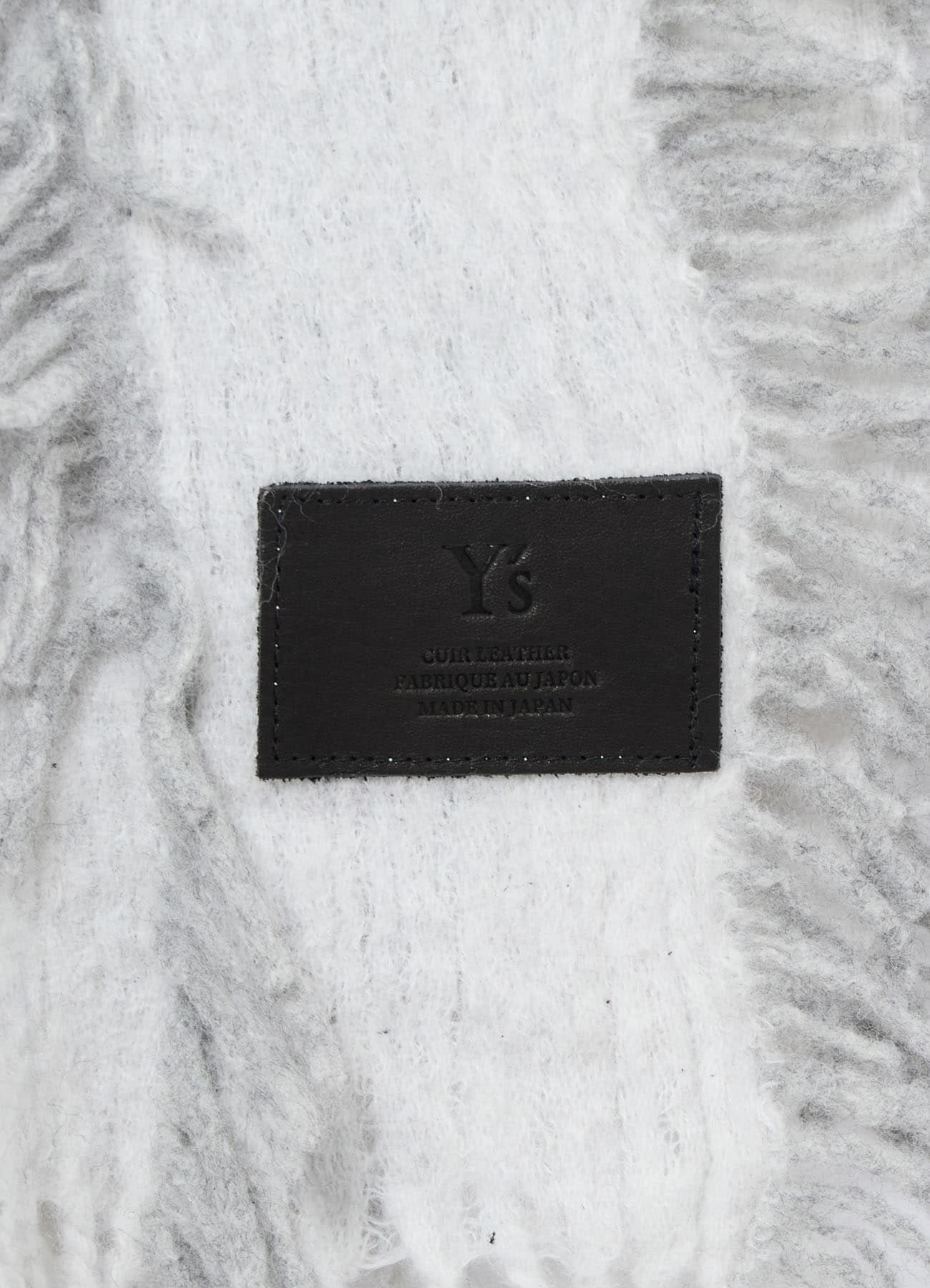 WOOL SATIN-WEAVE CUT STOLE